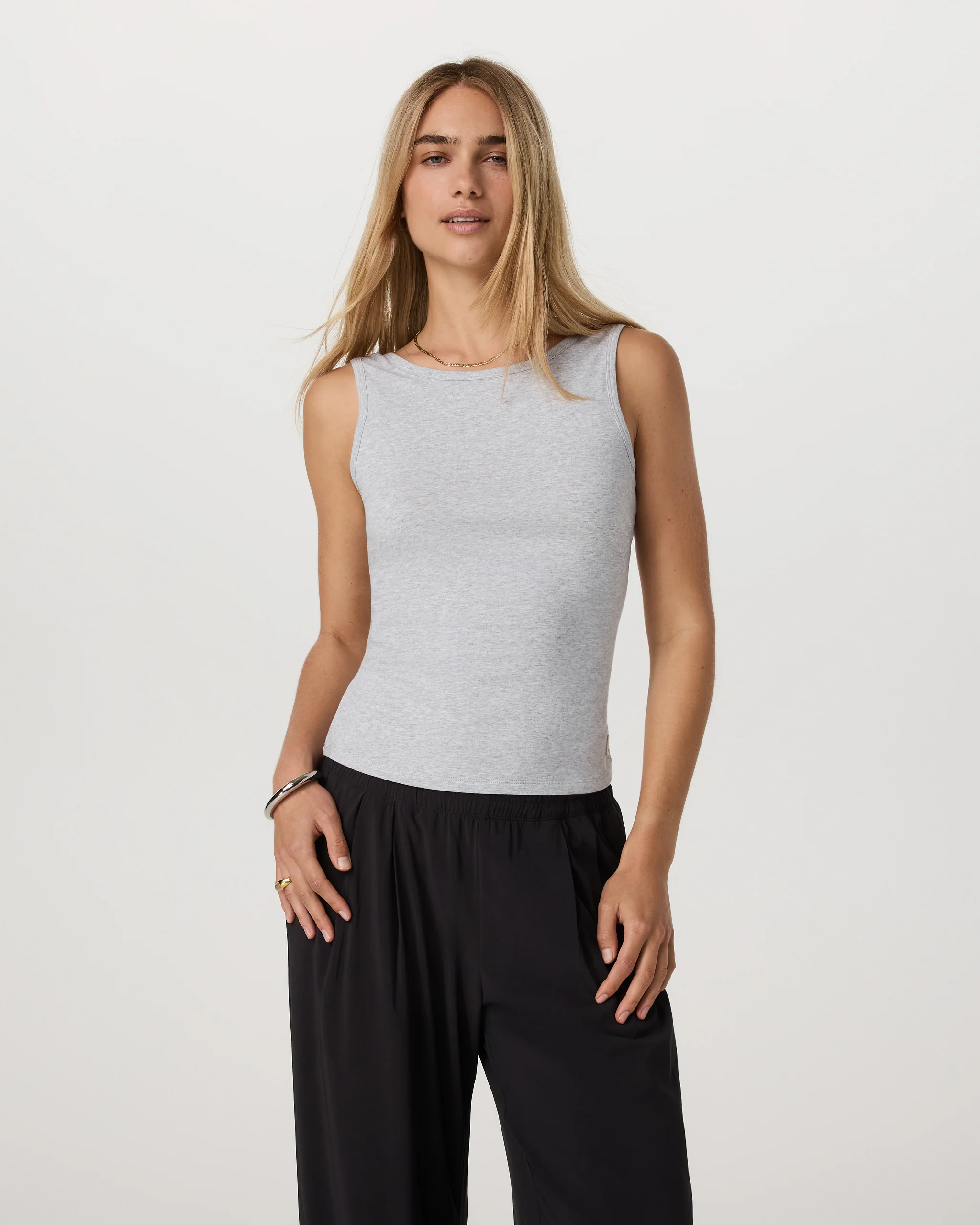 Tuvalu Scoop Back Tank - Vuori Warehouse Sale​