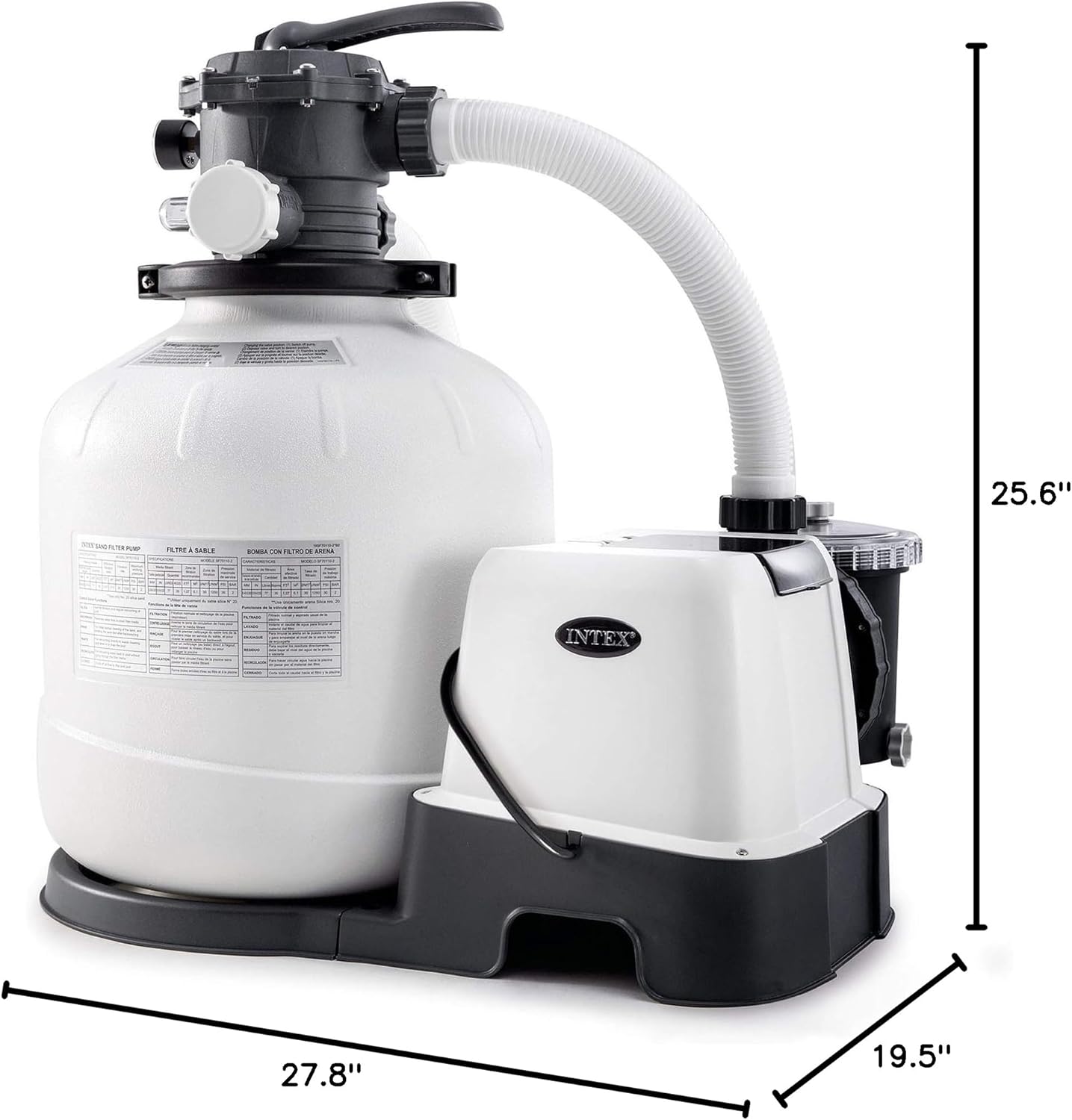 INTEX Krystal Clear Sand Filter Pump & Saltwater System