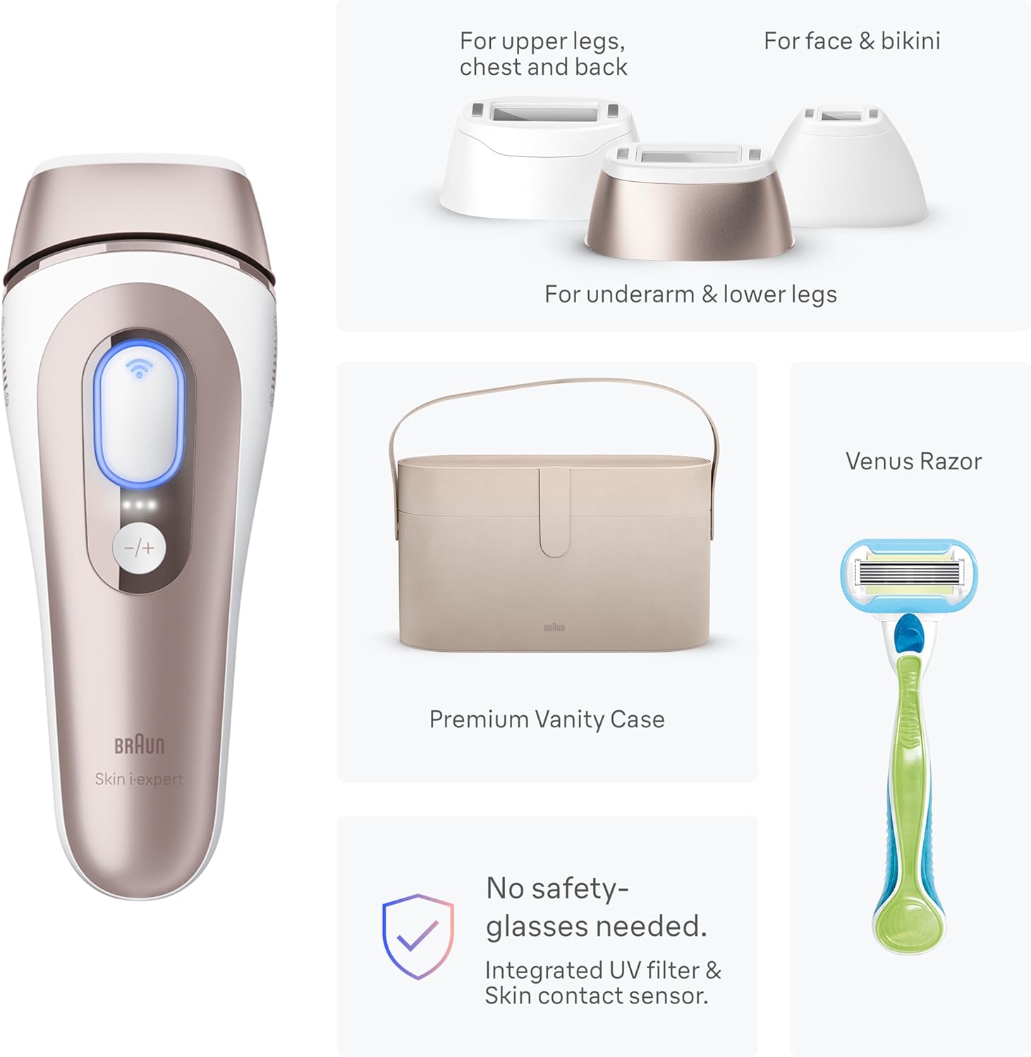 BRAUN IPL Skin I·Expert At-Home Laser Hair Removal