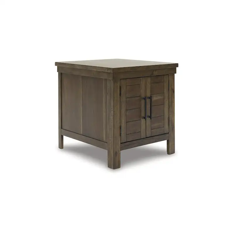 Signature Design by Ashley Moriville Brown End Table - Dimensions: 24