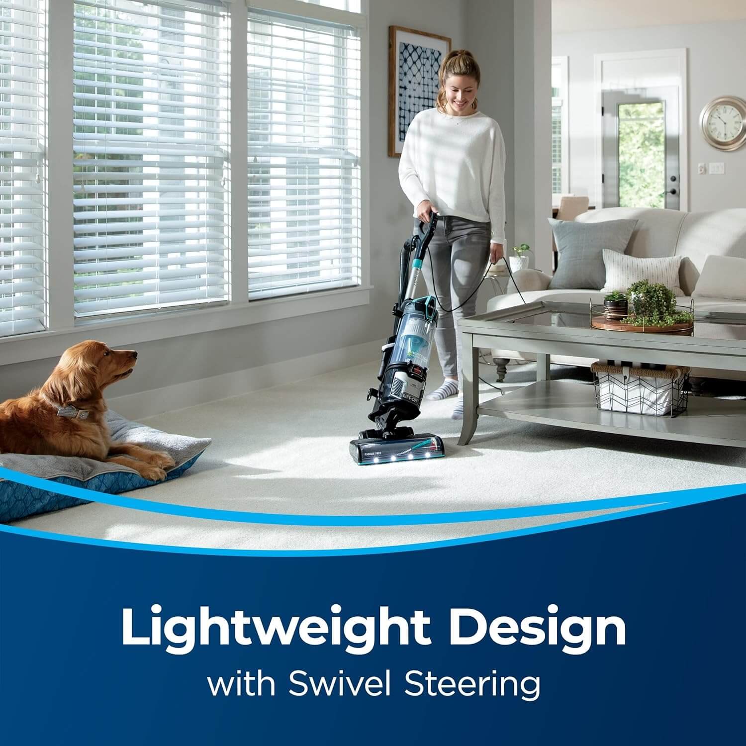 Bissell 2998 MultiClean Allergen Lift-Off Pet Vacuum with HEPA Filter Sealed System, Lift-Off Portable Pod, LED Headlights, Specialized Pet Tools, Easy Empty Dirt Tank