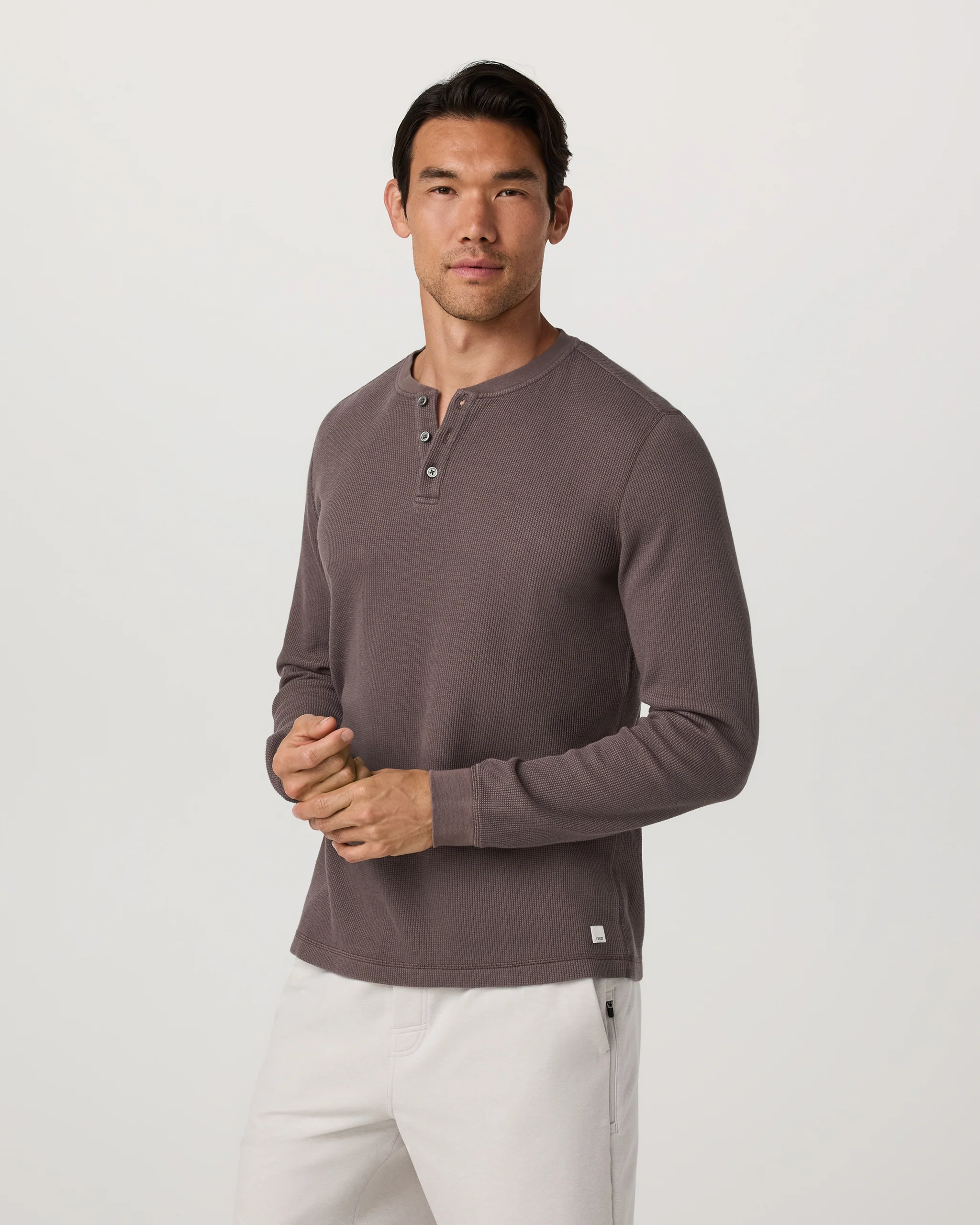 Waffle Henley - Vuori Warehouse Sale​