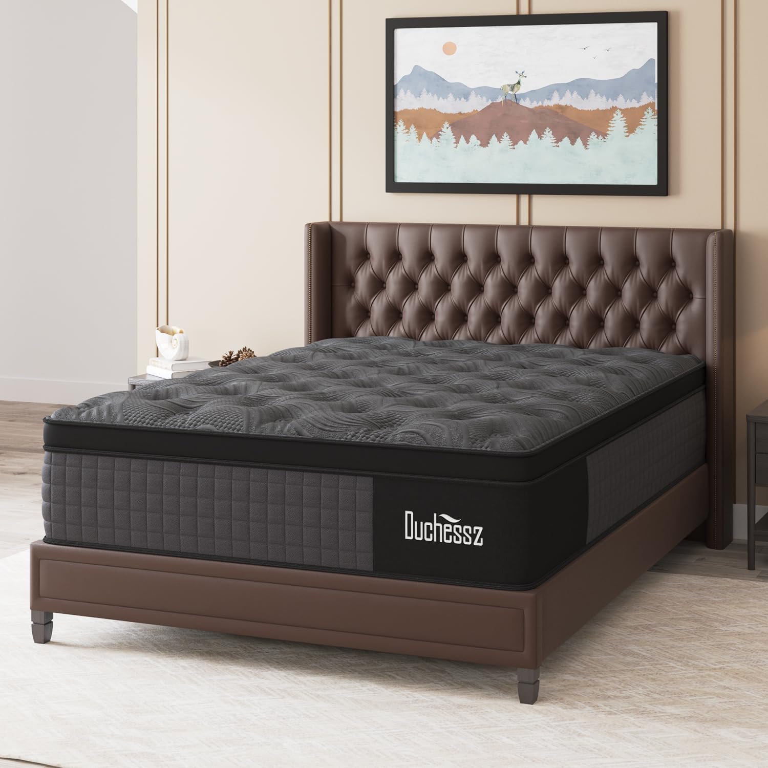 DUCHESSZ Queen Hybrid Mattress 14 with Gel Memory Foam