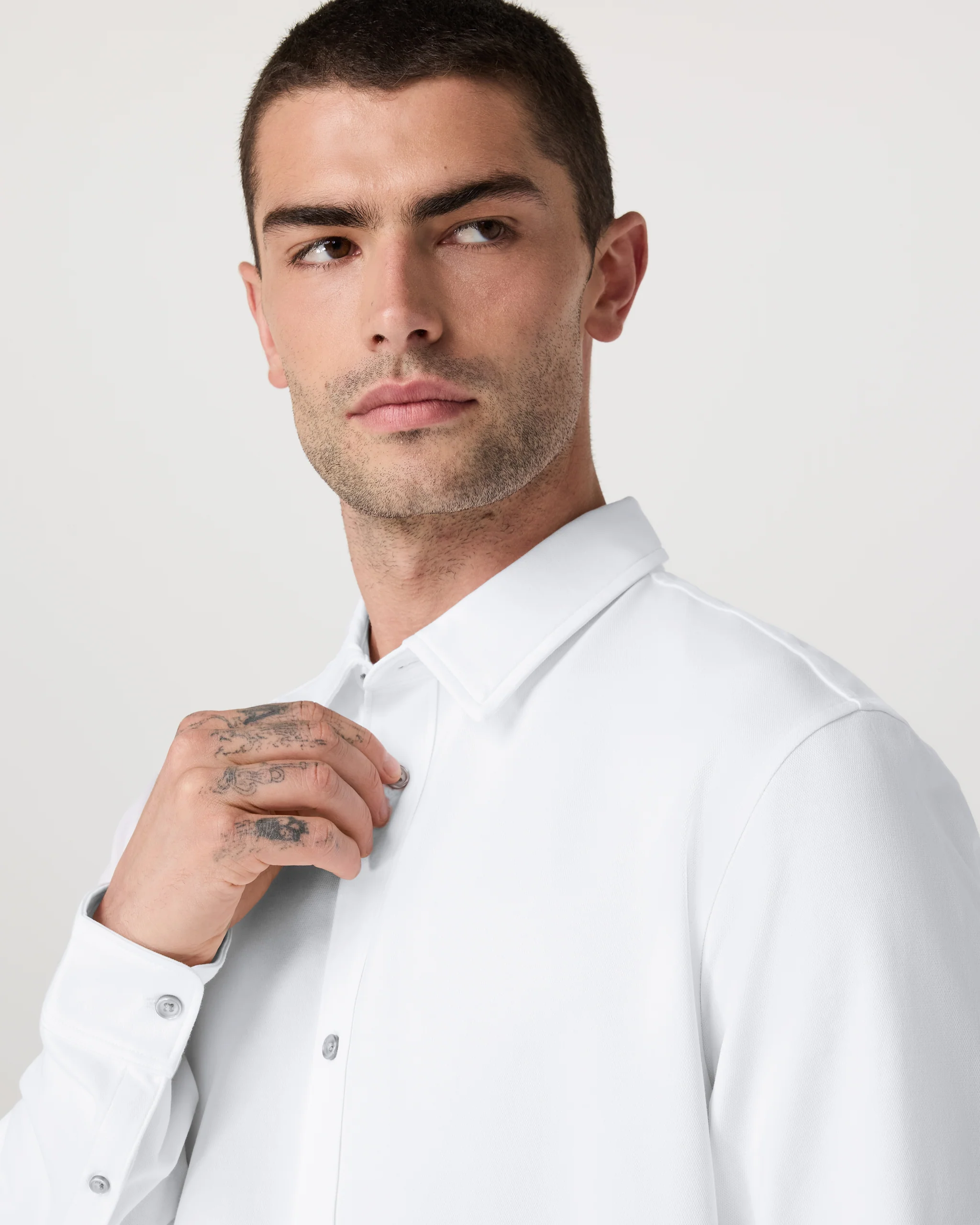 Long Sleeve Knit Oxford Button Down - Classic Fit - Vuori Warehouse Sale​