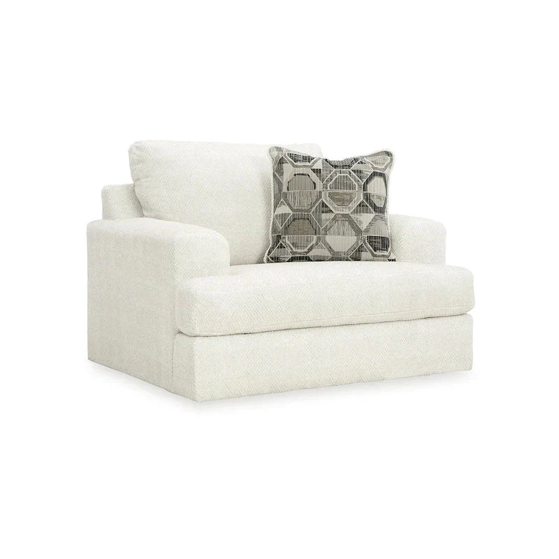 Signature Design by Ashley Karinne Oversized Linen Chair - Dimensions: 51