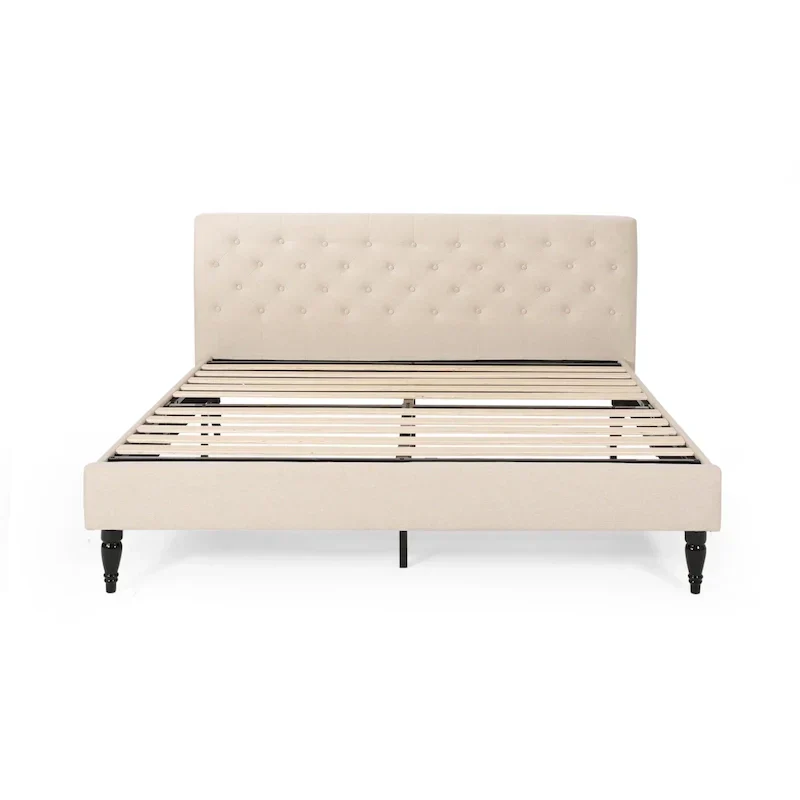 Christopher Knight Home Atterbury King Size Upholstered Bed Platform