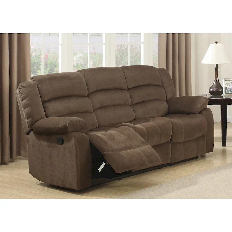 Bill Contemporary Brown Reclining Living Room Set - 2 Pieces