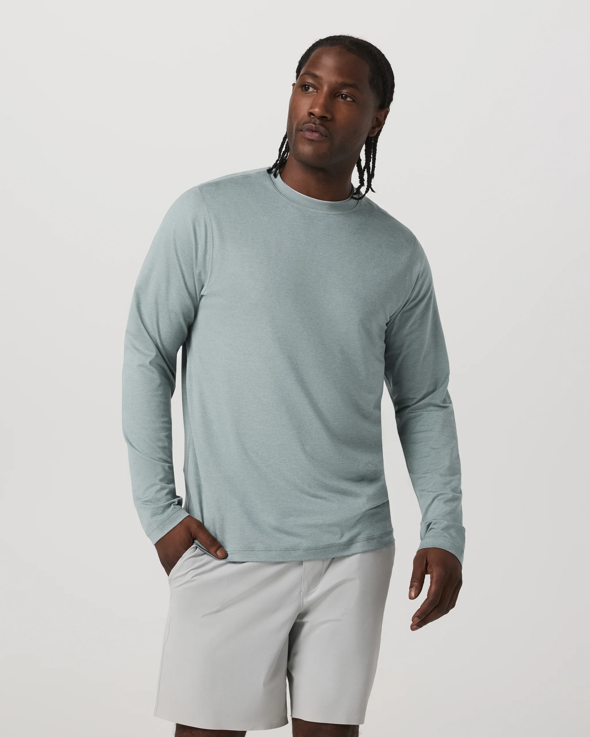 Long Sleeve Ponto Performance Tee - Vuori Warehouse Sale​