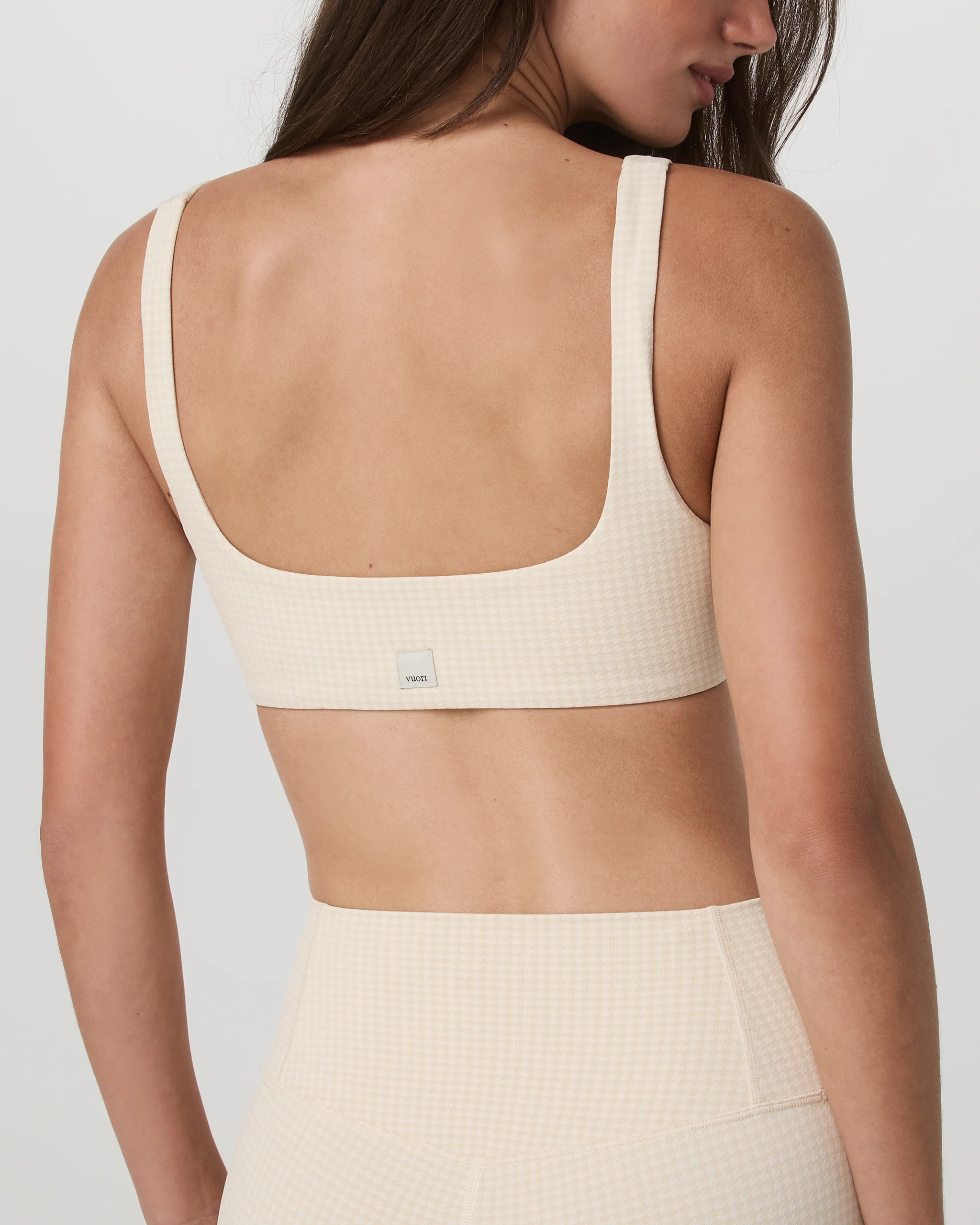 Micro Houndstooth Bra - Vuori Warehouse Sale​