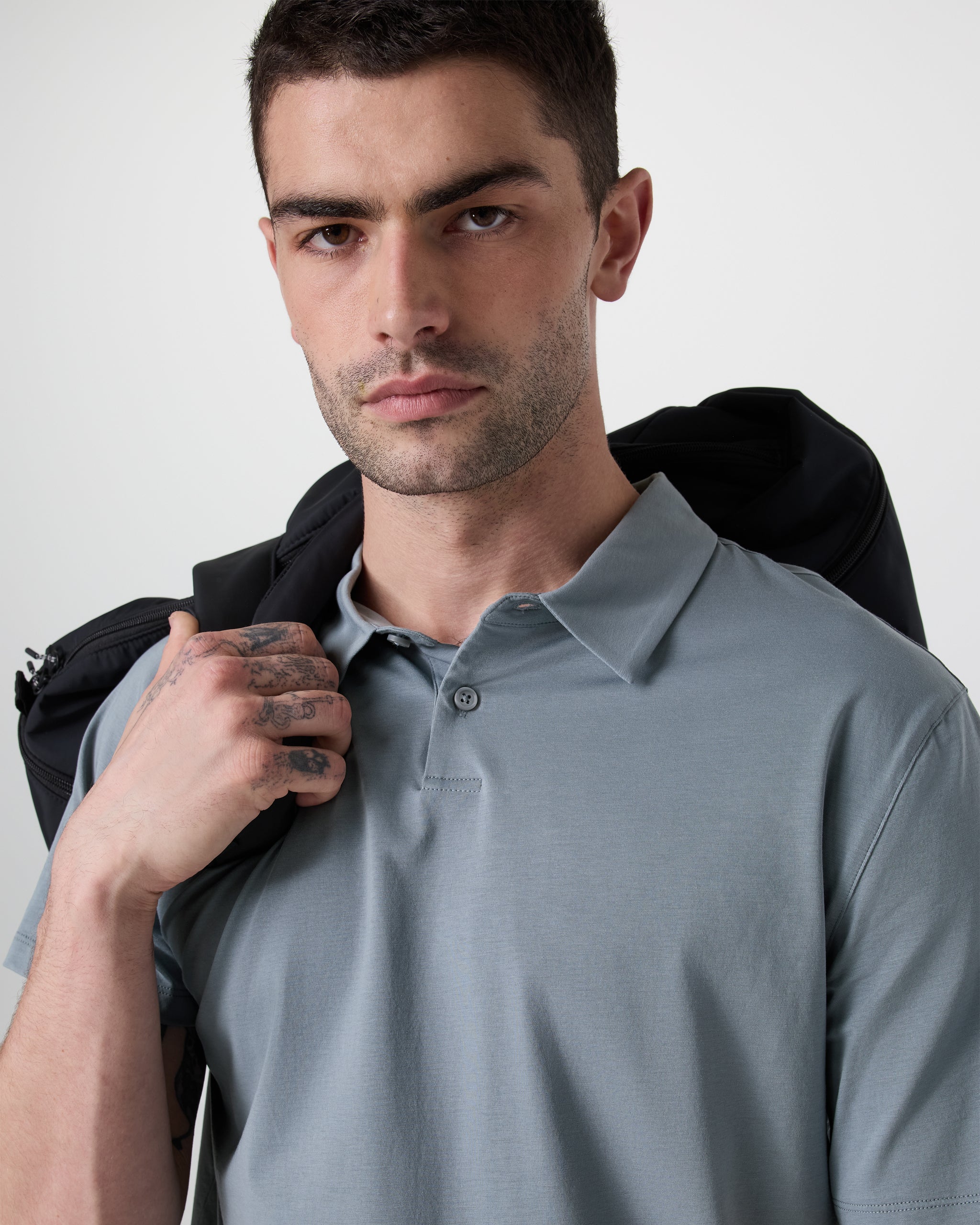 Short Sleeve Feather Polo - Vuori Warehouse Sale​