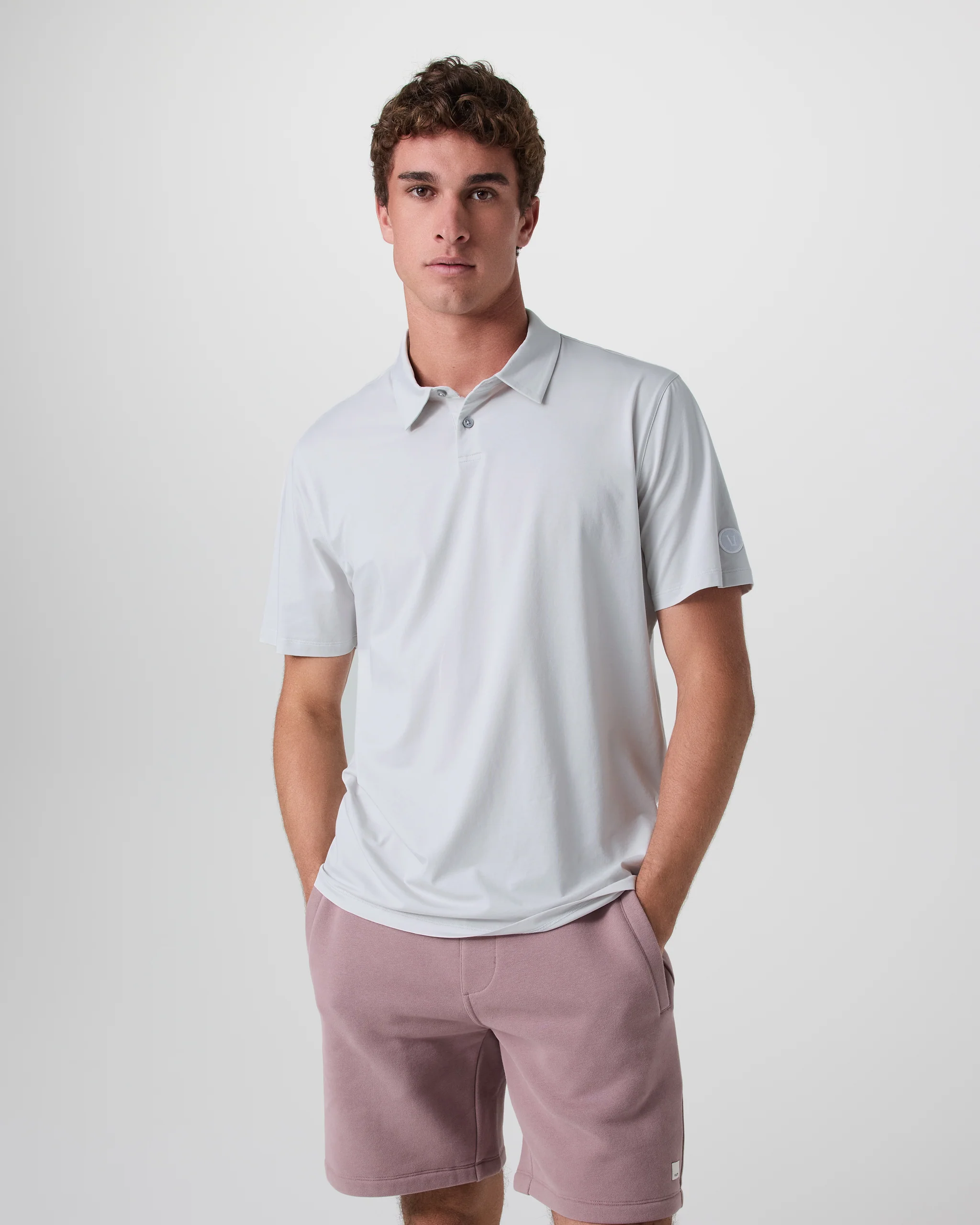 Short Sleeve Feather Polo - Vuori Warehouse Sale​