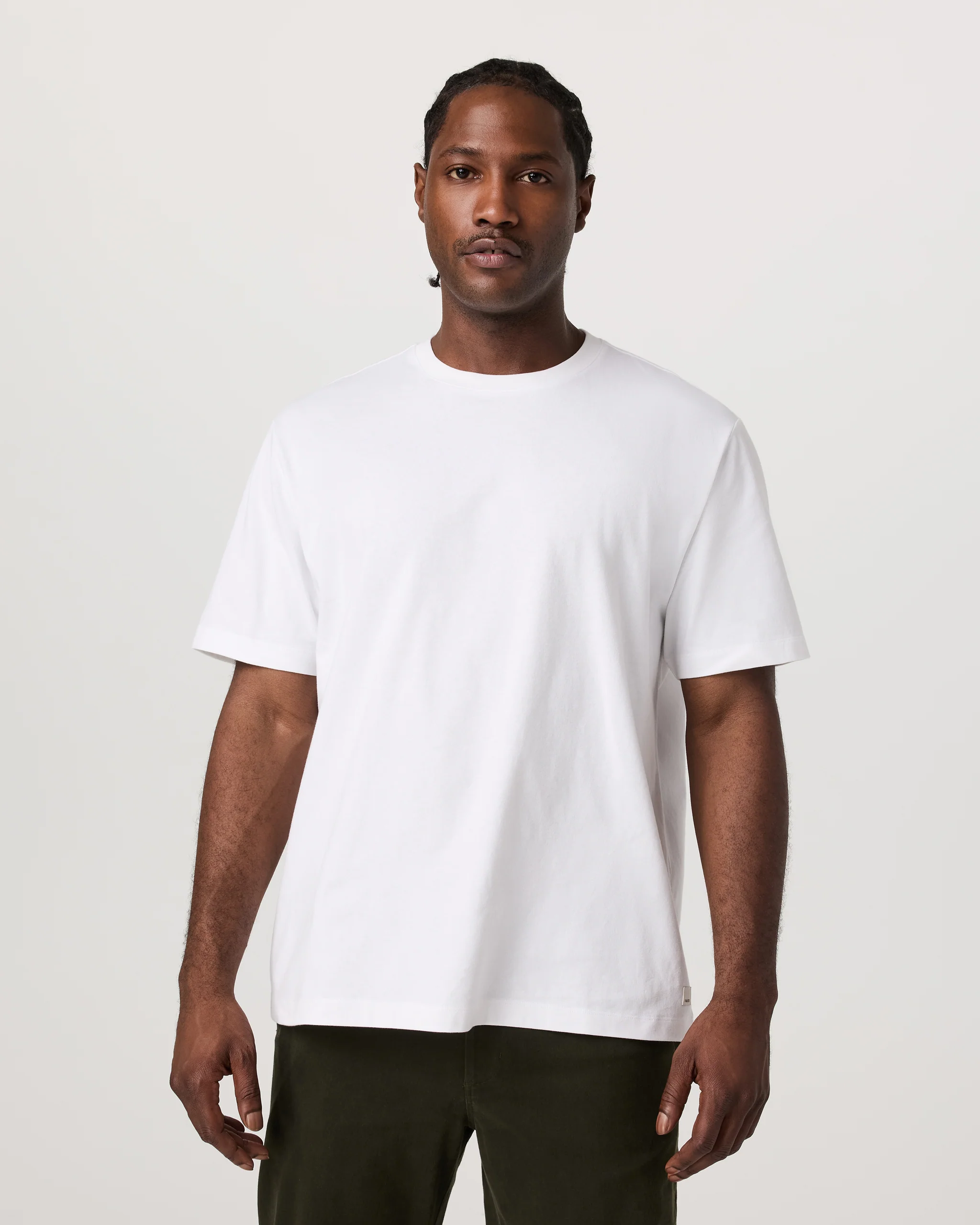 Short Sleeve Vuori Heavyweight Cotton Tee - Relaxed Fit - Vuori Warehouse Sale​