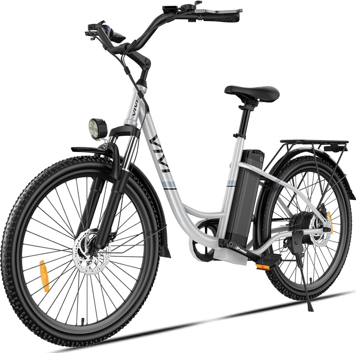 Vivi Electric Bike for Adults 750W Peak Ebike with Removable Battery, 26'' Electric Commuter Bike 22MPH & 50 Miles Adult Electric Bicycles with Cruise Control, LCD Display, UL 2849 Certified