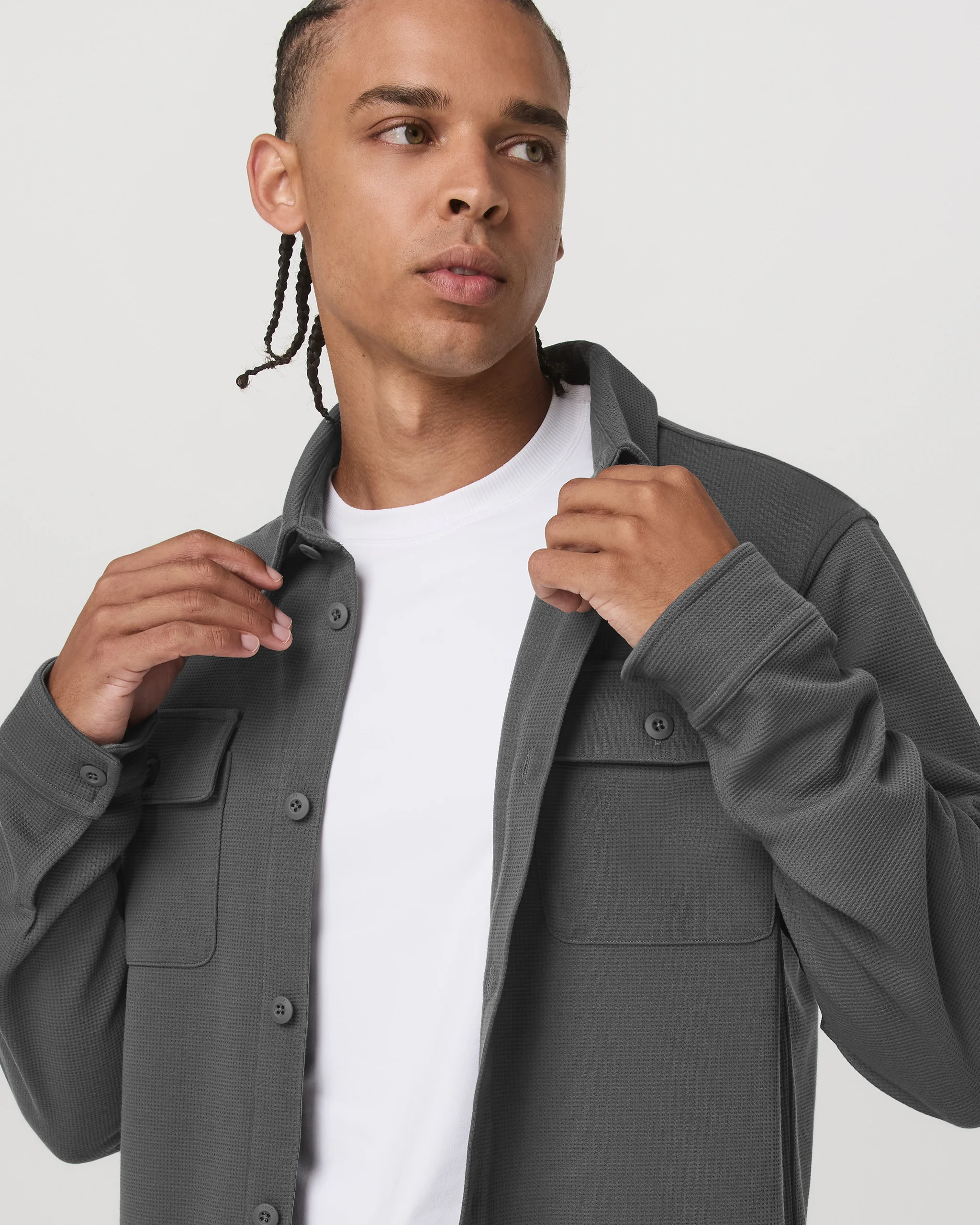 Waffle Shirt Jacket - Vuori Warehouse Sale​