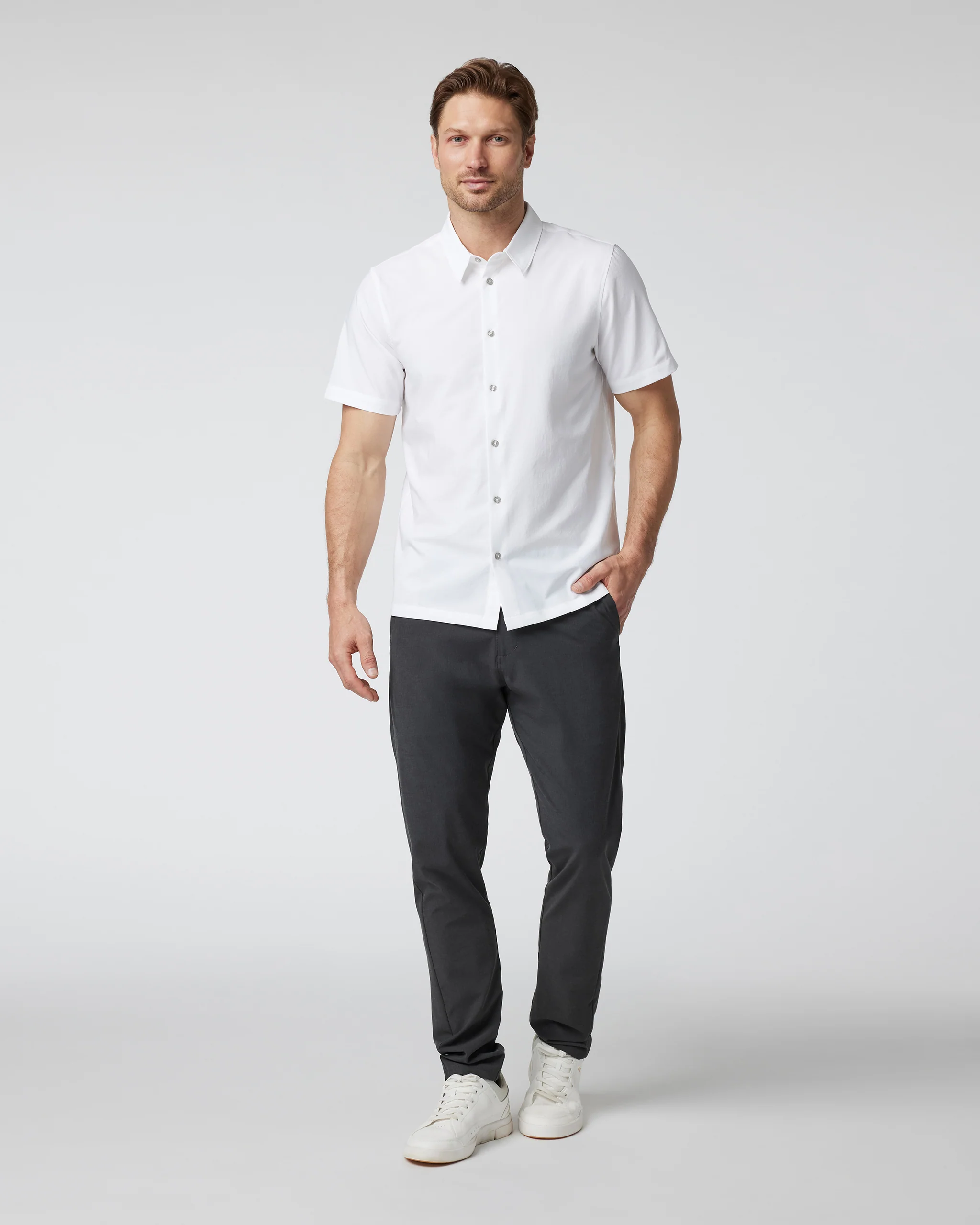 Short Sleeve Manhattan Button Down - Vuori Warehouse Sale​