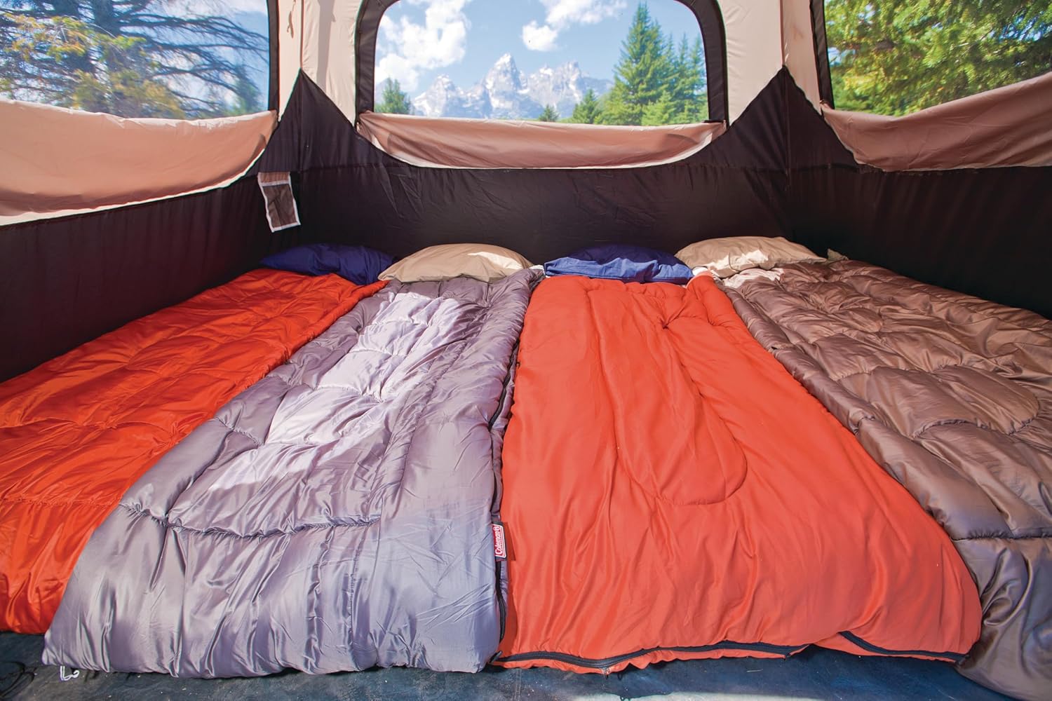 COLEMAN Instant Tent - 1-Minute Setup, 4/6/8/10 Person Capacity