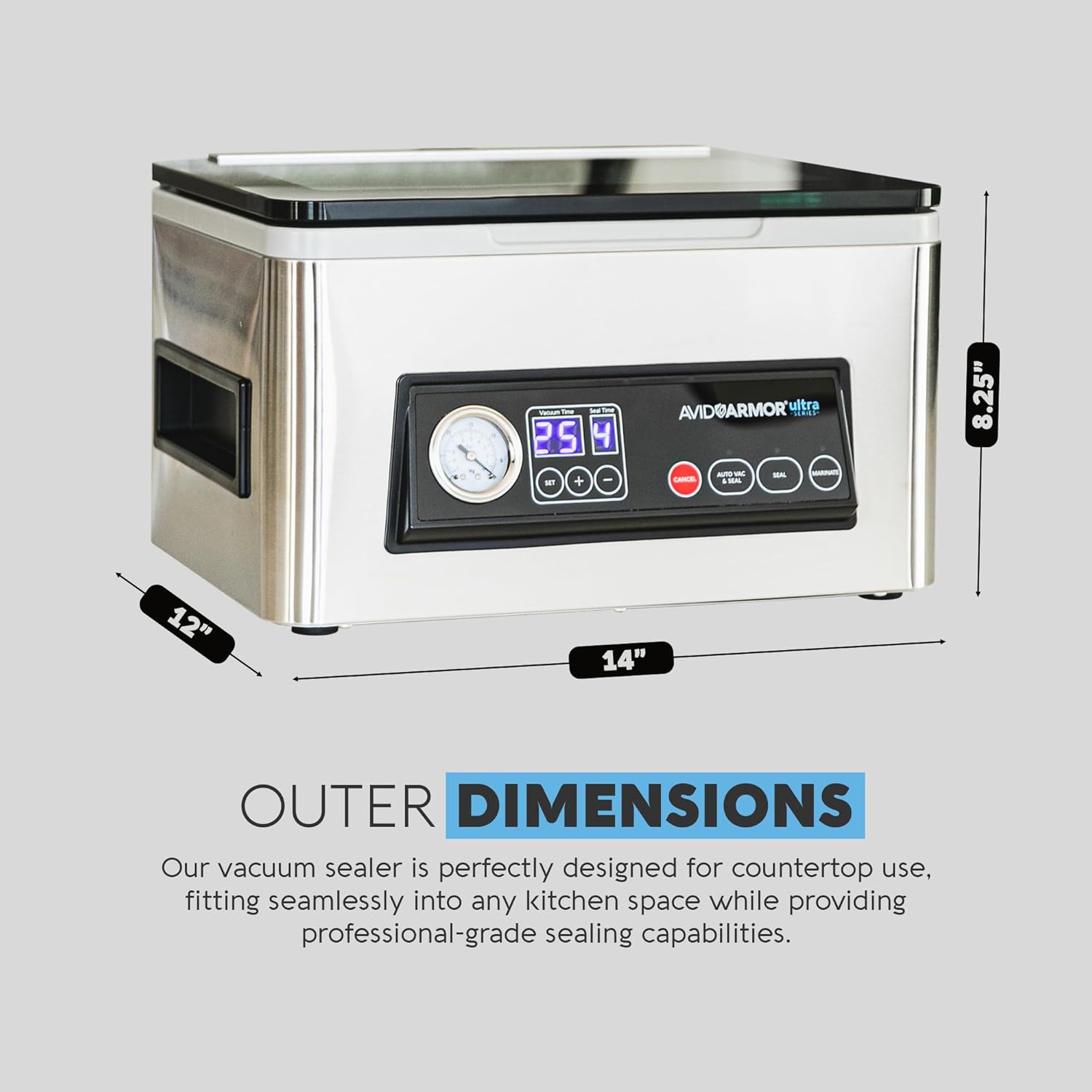 AVID ARMOR Chamber Vacuum Sealer USV20 for Wet Foods and Meat