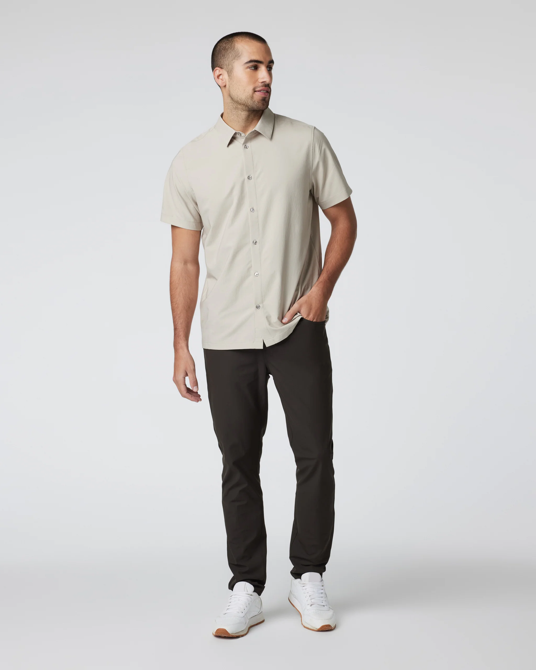 Short Sleeve Manhattan Button Down - Vuori Warehouse Sale​