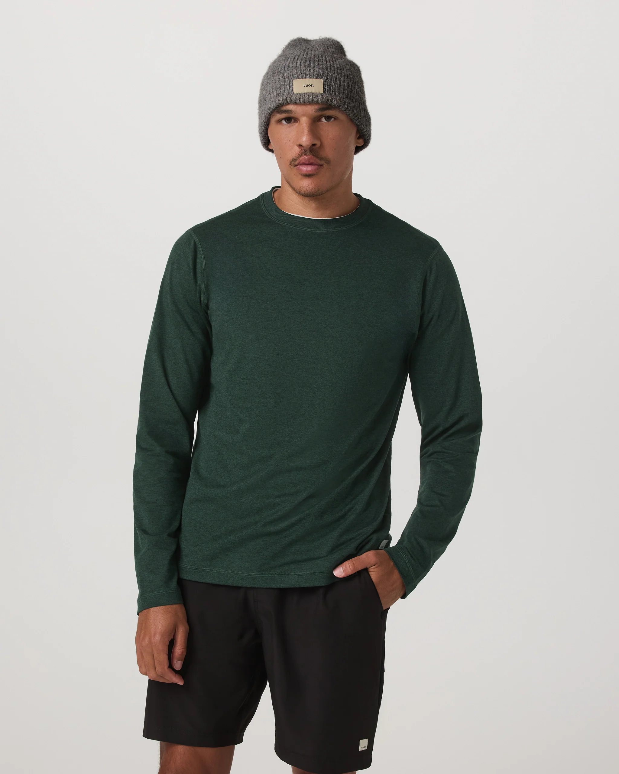 Long Sleeve Ponto Performance Tee - Vuori Warehouse Sale​