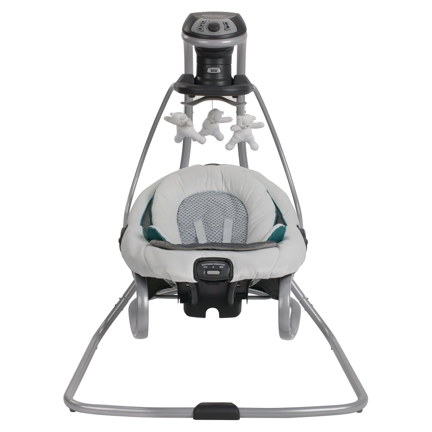 Toddler swing rocker DuetSoothe removable swing seat 6 speed settings convertible swing chair