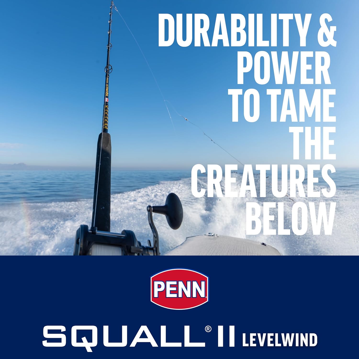 Squall II Level Wind Conventional Reel and Fishing Rod Combo