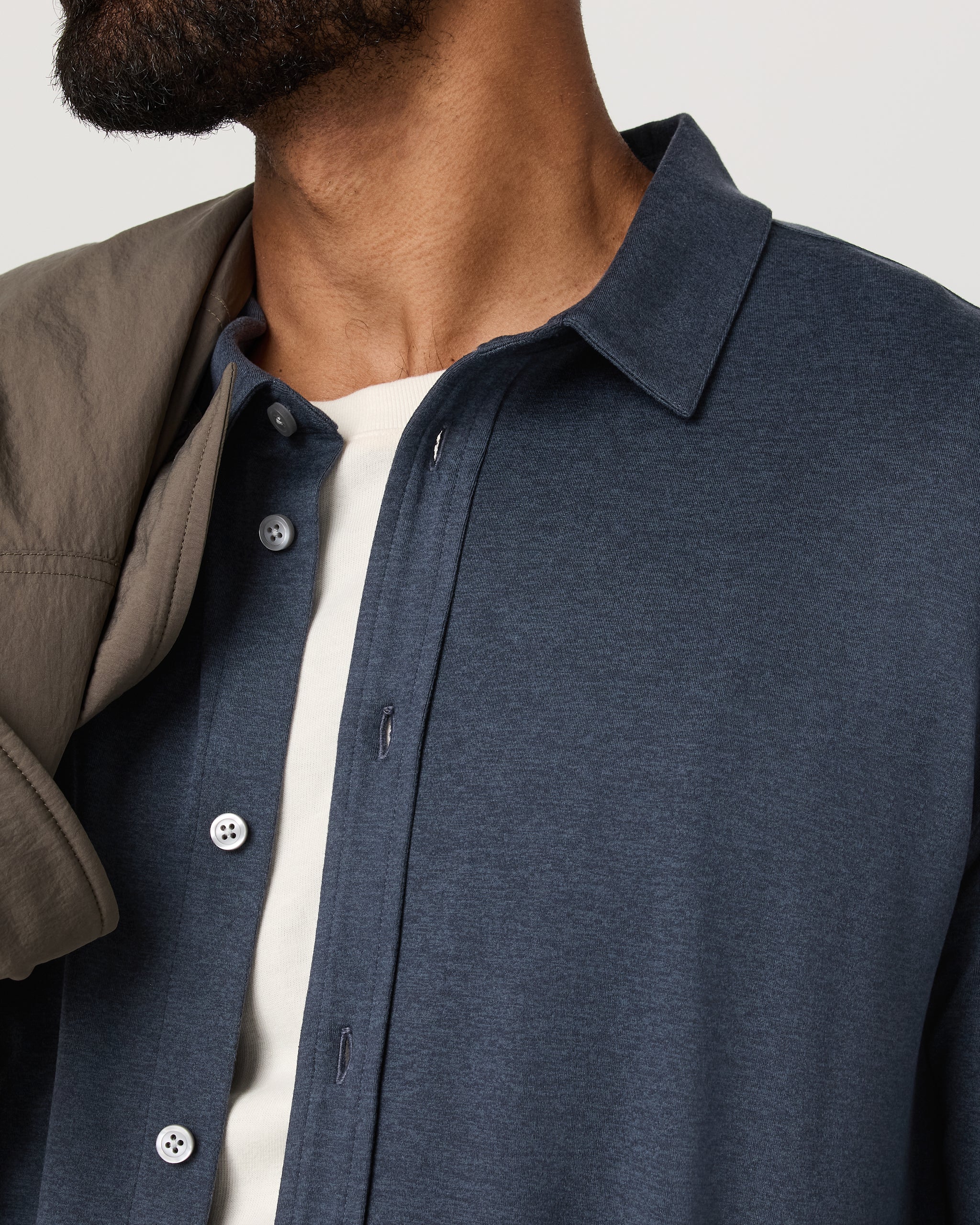 Long Sleeve Ponto Button Down Shirt - Vuori Warehouse Sale​