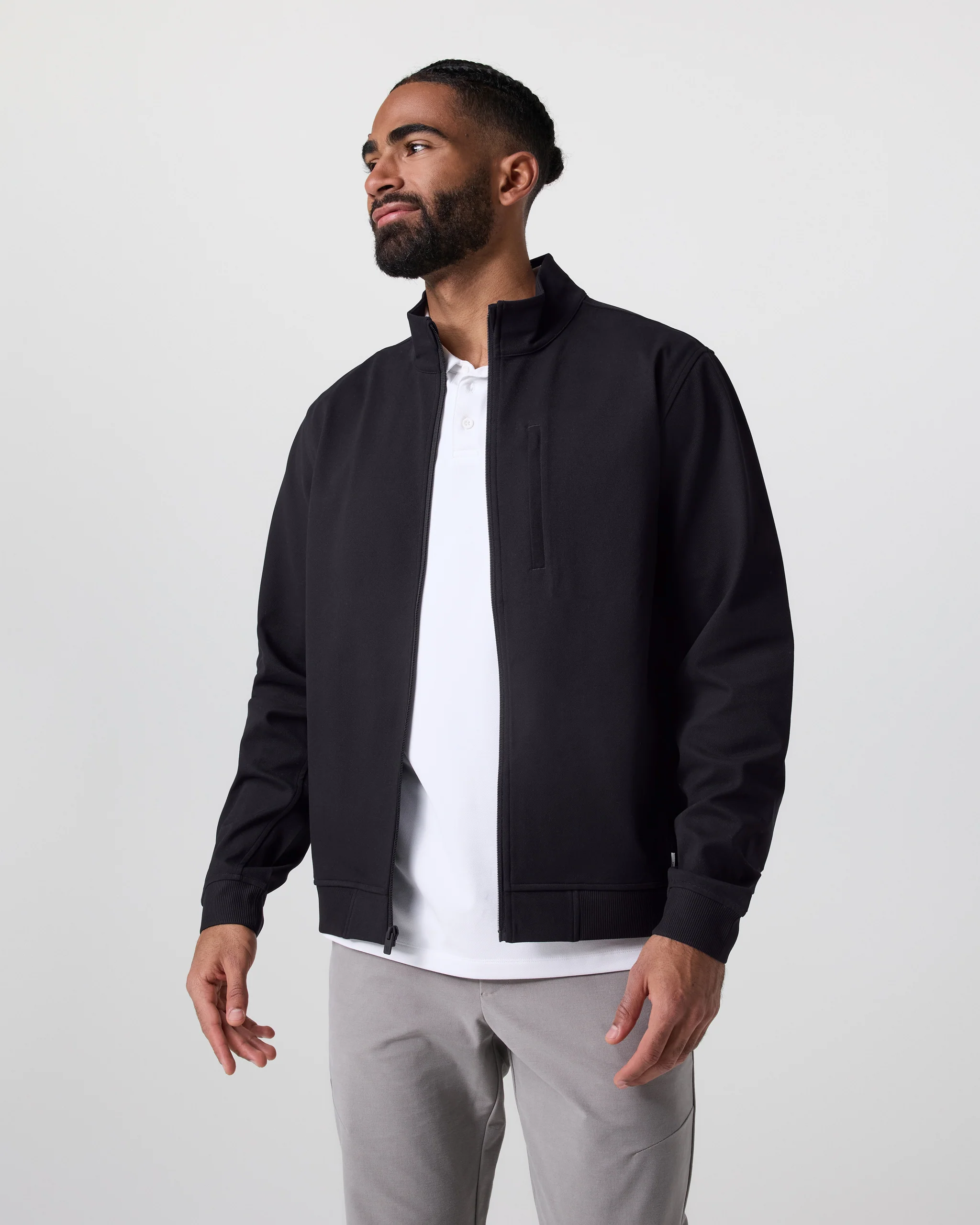 Vuori Meta™ Twill Full Zip - Vuori Warehouse Sale​
