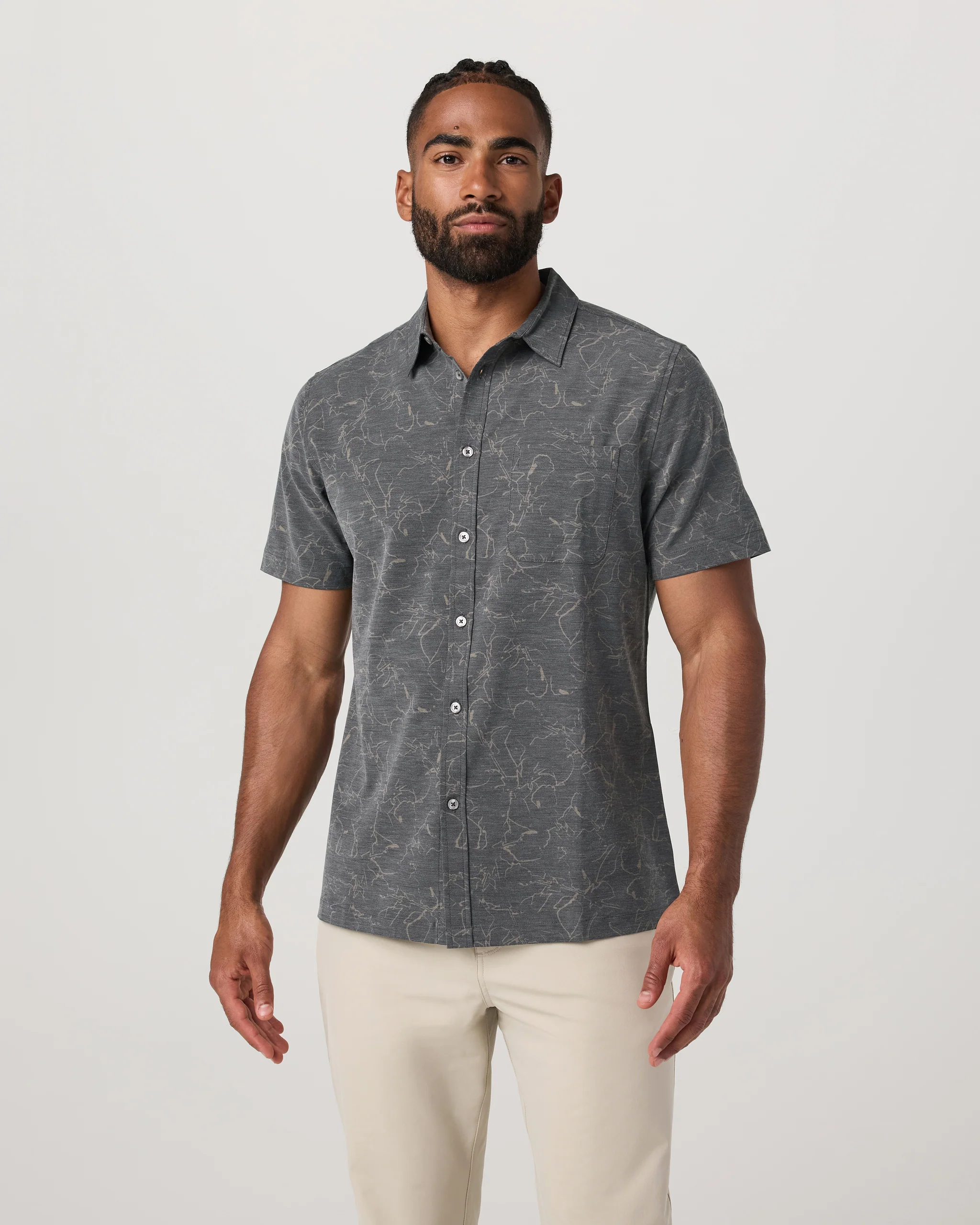 Short Sleeve Bridge Button Down - Vuori Warehouse Sale​