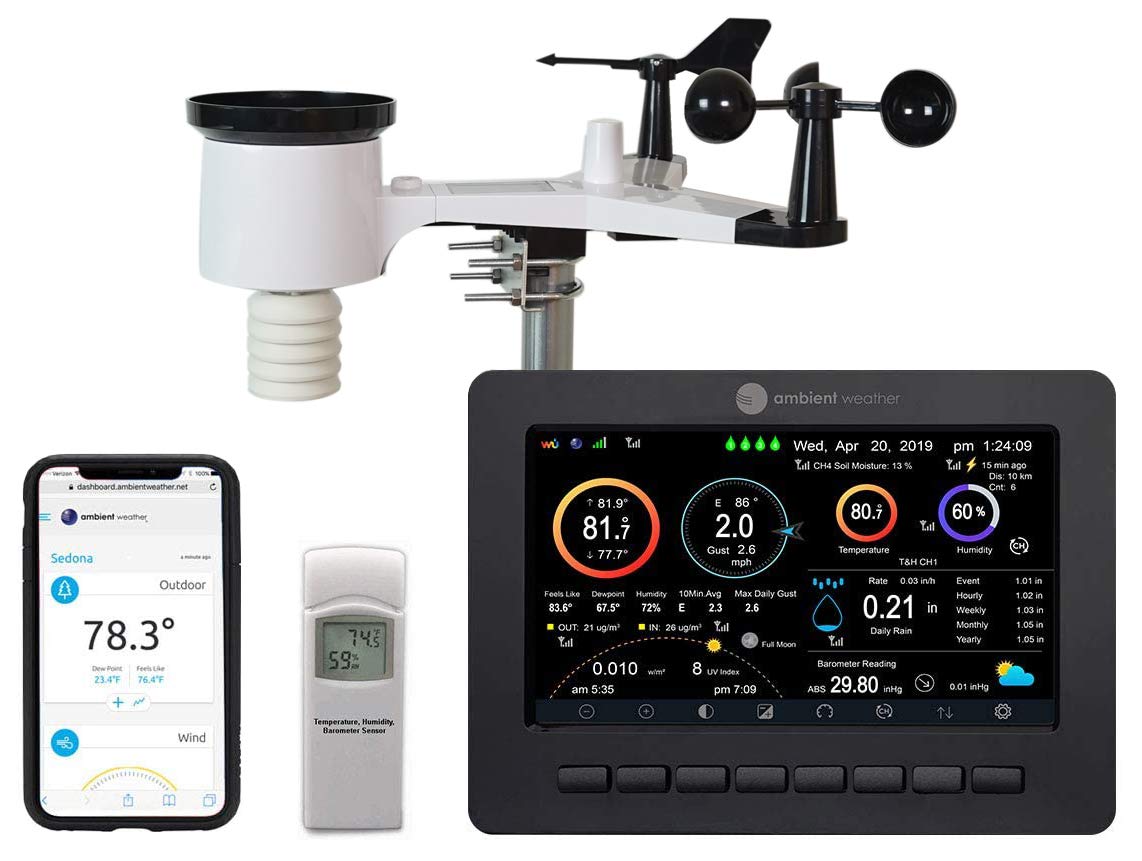 AMBIENT WEATHER Ws-2000 Smart Weather Station - WiFi Remote Monitoring