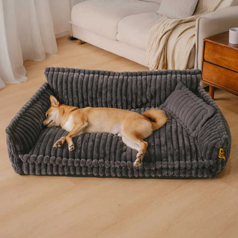 Orthopedic Dog Sofa Bed With Pillow-Snoozy Dream