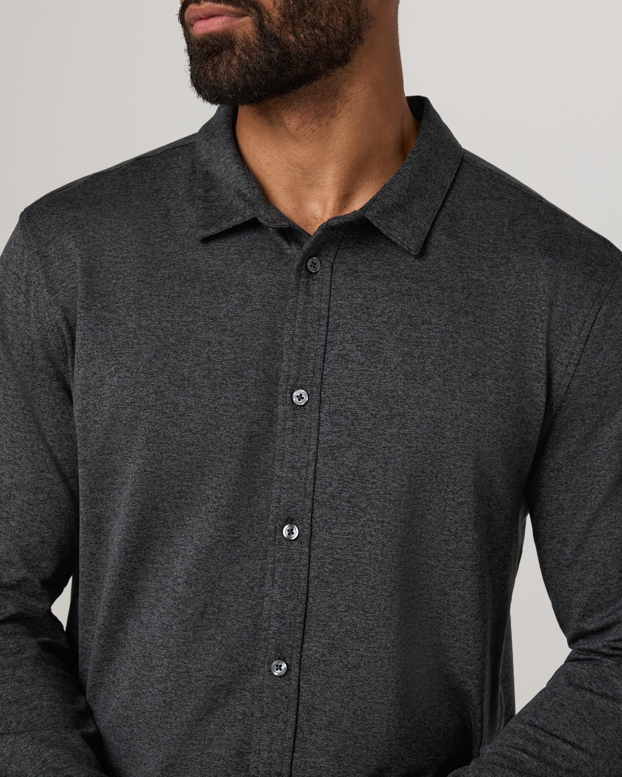 Long Sleeve Ponto Button Down Shirt - Vuori Warehouse Sale​