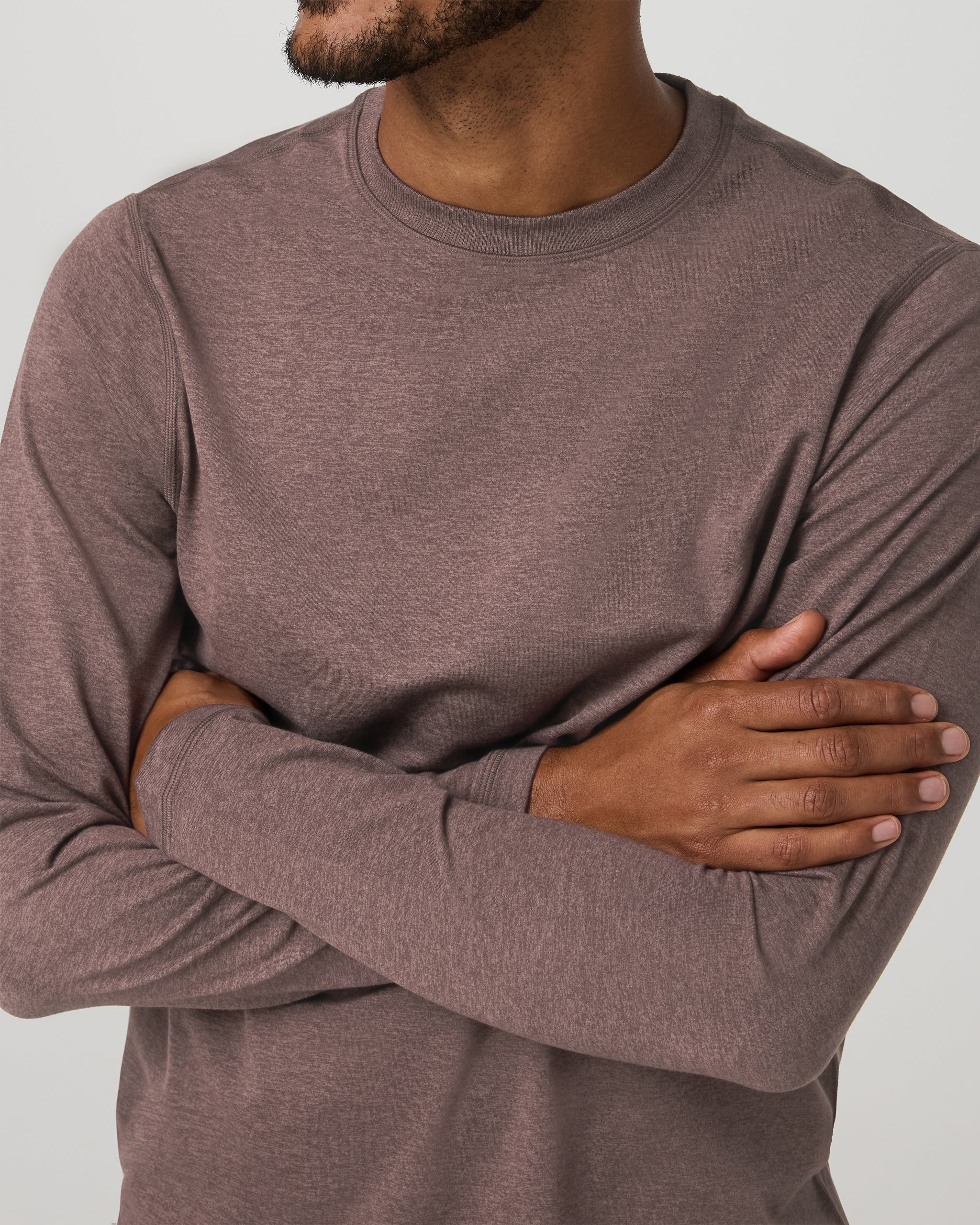 Long Sleeve Ponto Performance Tee - Vuori Warehouse Sale​