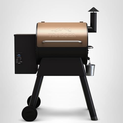 Traeger Grills Pro 22 Wood Pellet Grill & Smoker, Electric Pellet Smoker Grill Combo