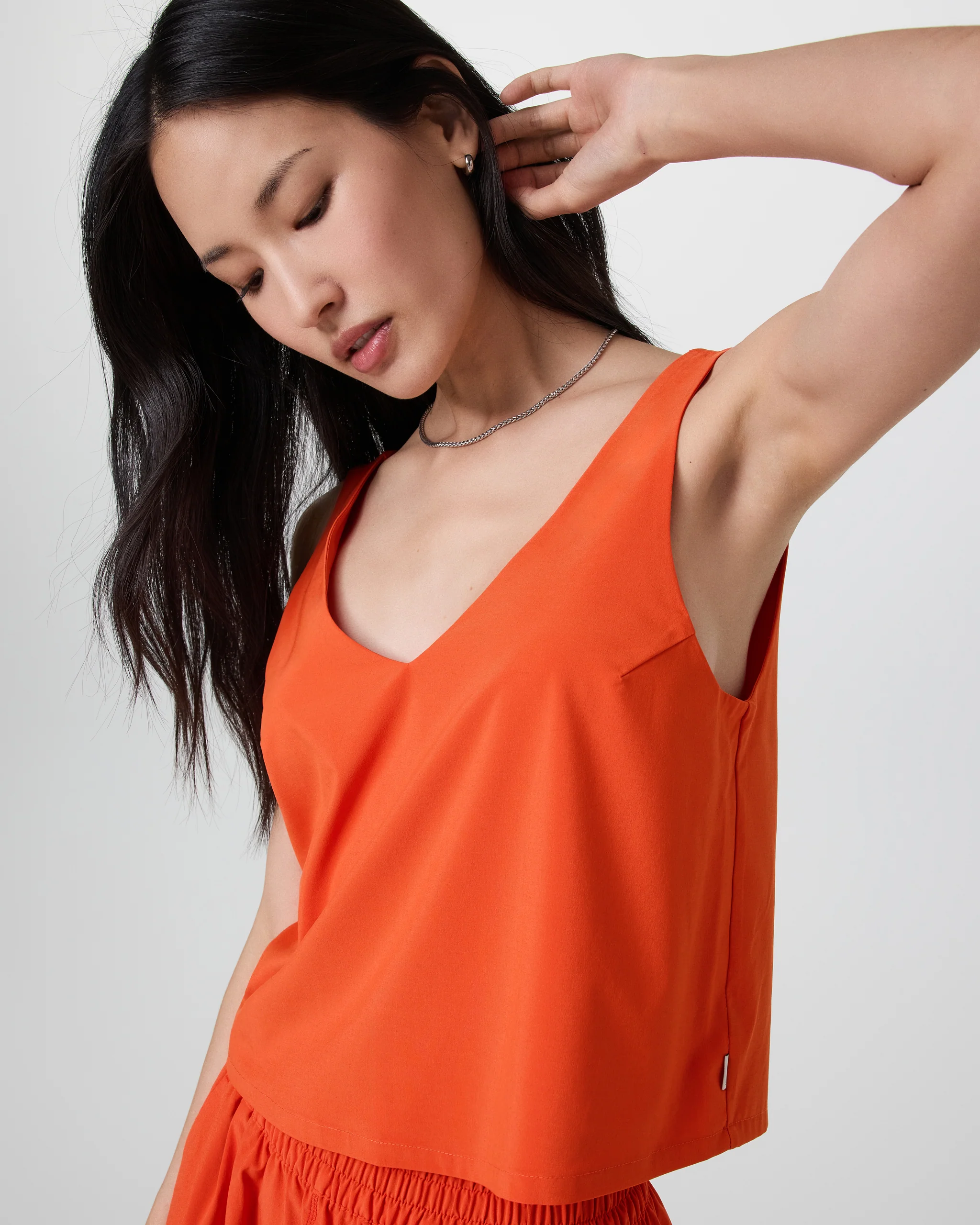 Villa Cropped Tank - Vuori Warehouse Sale​