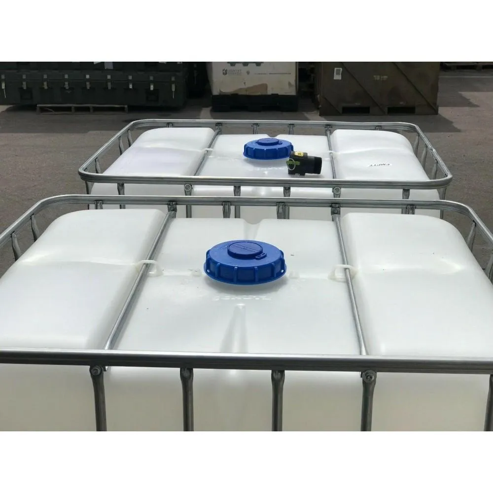 330 Gallon Rainwater Harvesting Container and Food Grade IBC Drinking Water