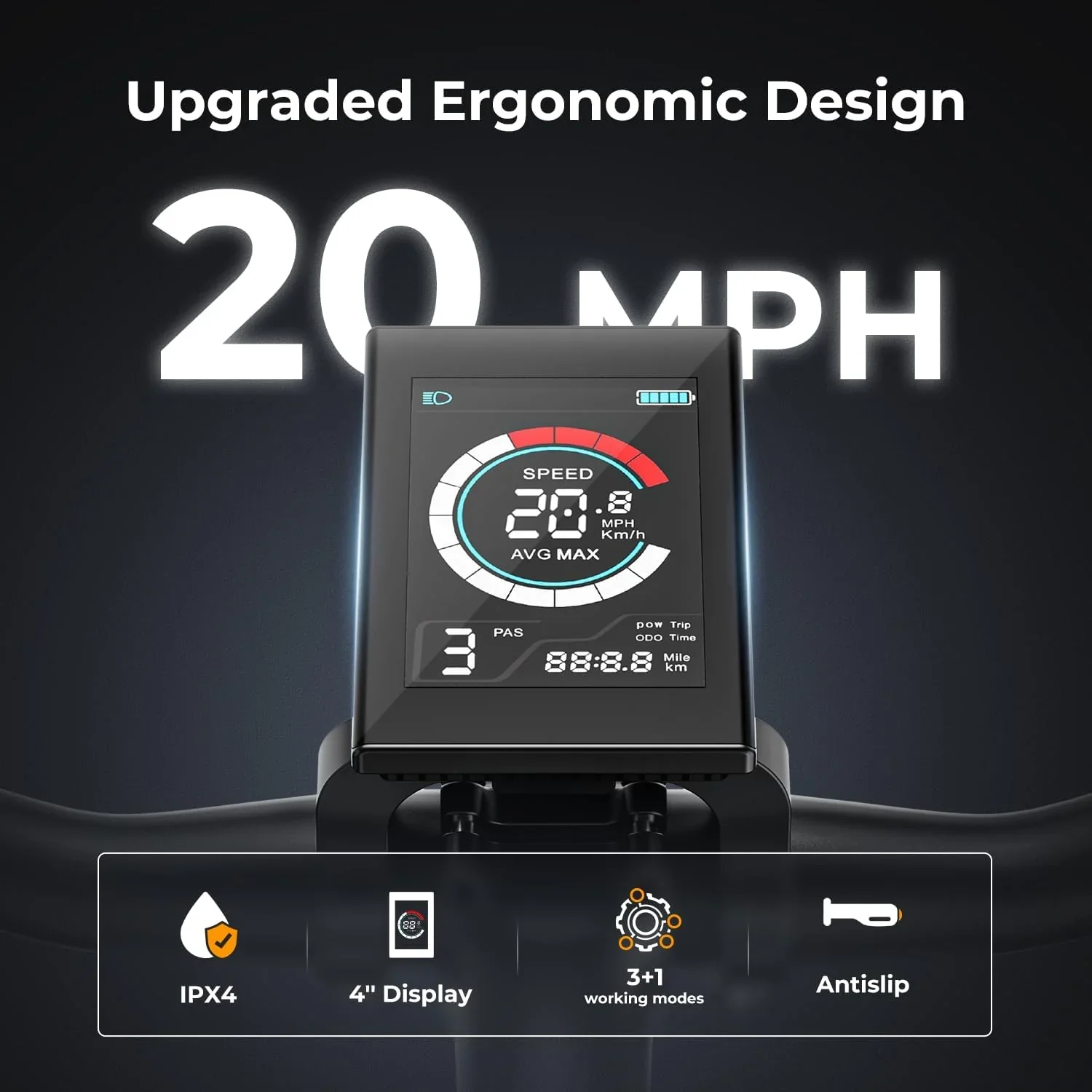Eb5 Electric Bike 500W Motor 40Miles 20Mph
