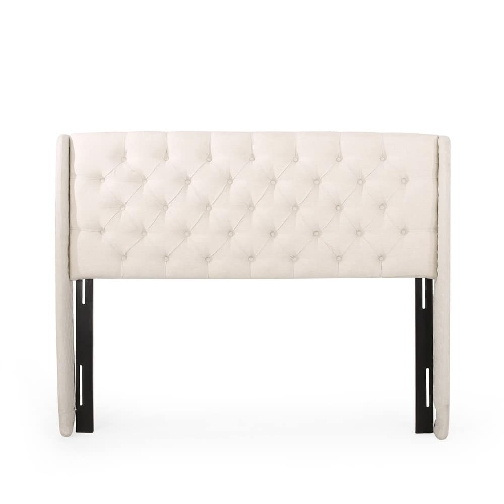 Christopher Knight Home Perryman Queen Wingback Headboard – Luxurious Tufted Design