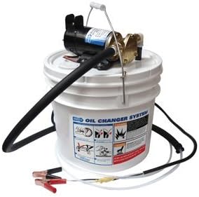 17800-2000 Marine Quick Oil Changer, Flexible Impeller Pump, Reversing Switch 3.5 Gallon, 12-Volt, Non CE, White