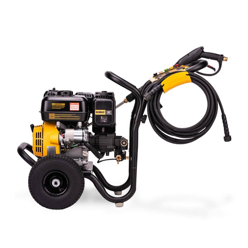 DeWalt DXPW3400PRNB-S PressuReady 3400 PSI Gas Pressure Washer with Quick Start Technology, 2.5 GPM Axial Cam Pump, 208cc Engine, Cold Water, Includes 25-Ft Hose, Nozzles, Spray Gun & Wand, 49-State