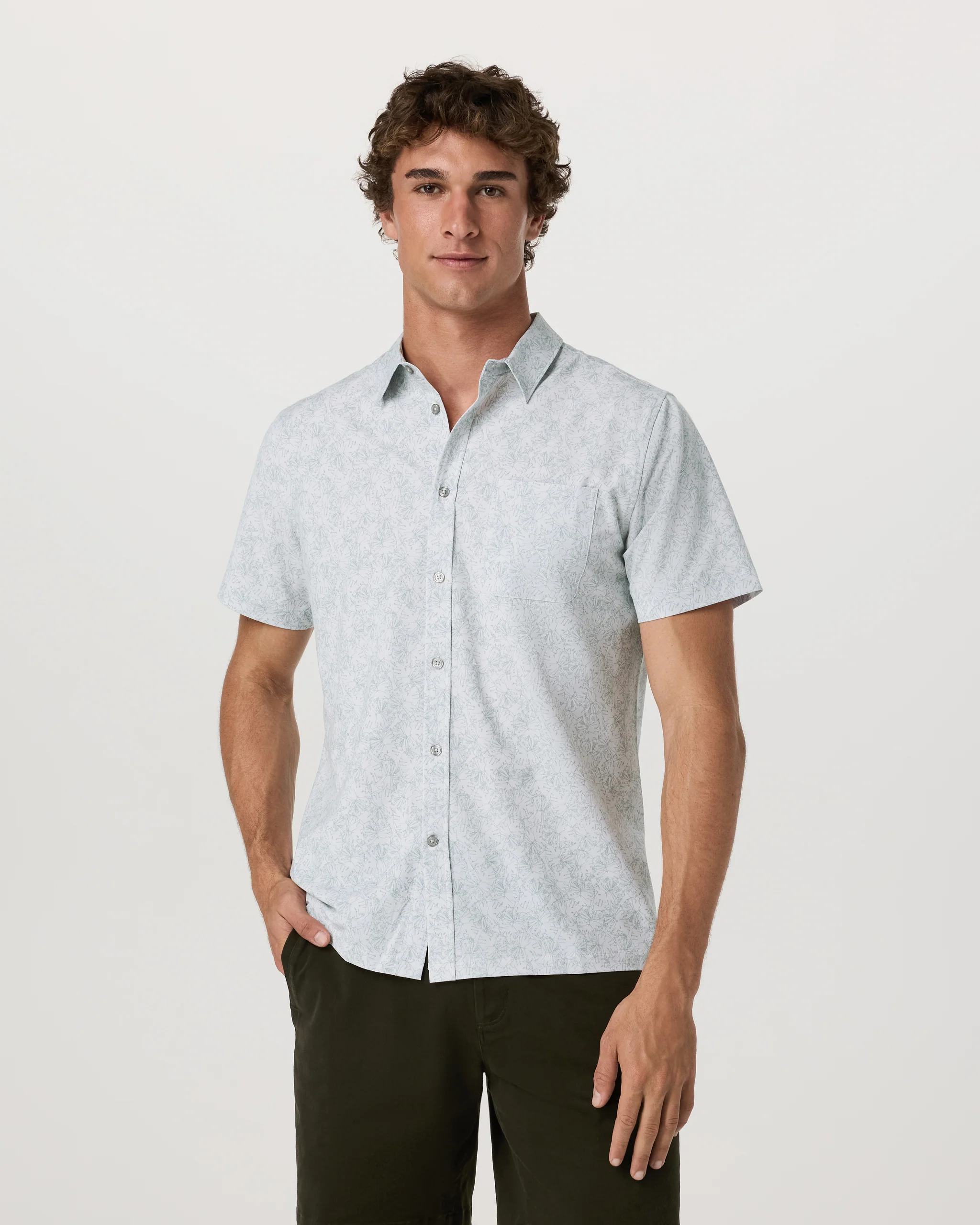 Short Sleeve Bridge Button Down - Vuori Warehouse Sale​