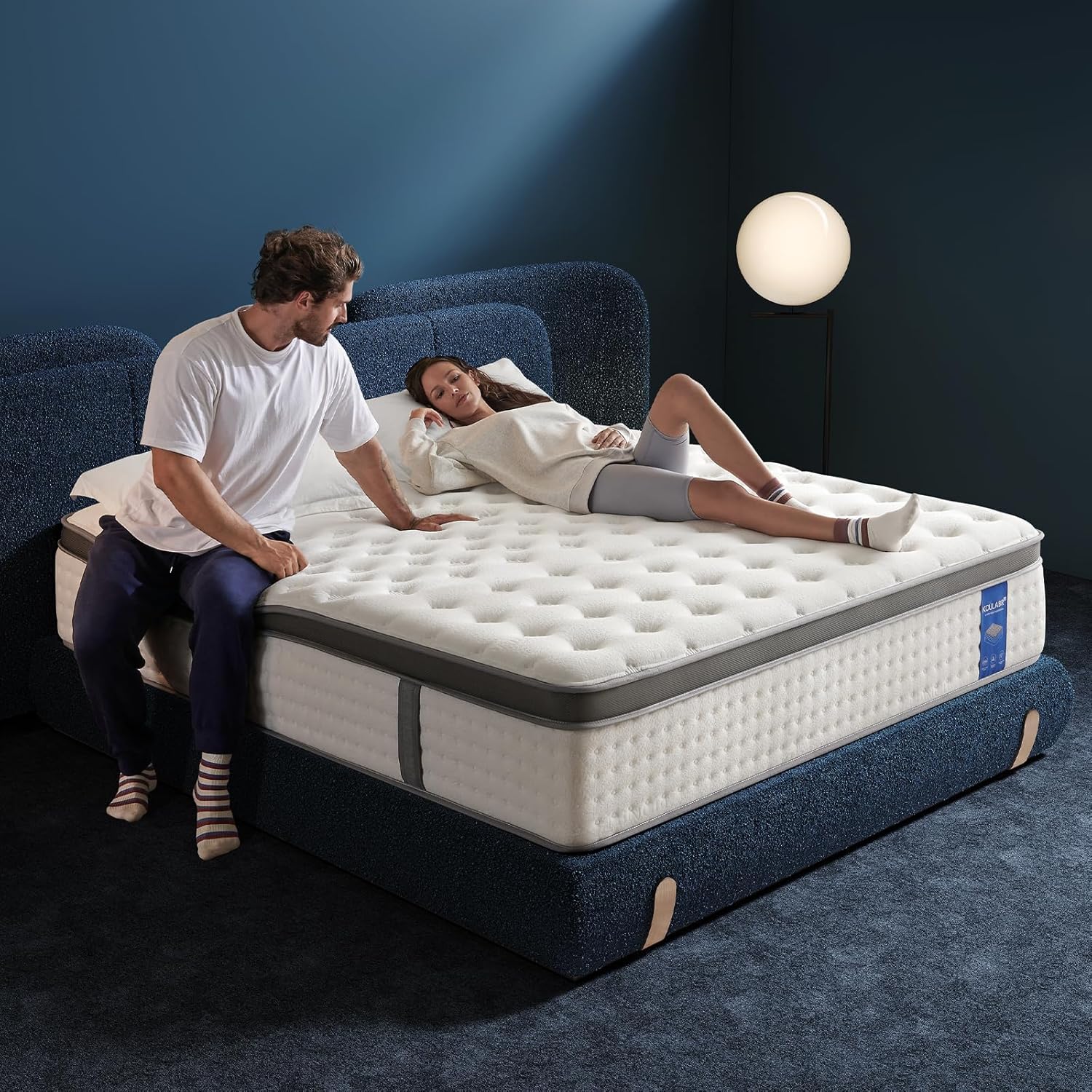 KOULABR Z Queen Size 12 Inch Hybrid Mattress in a Box