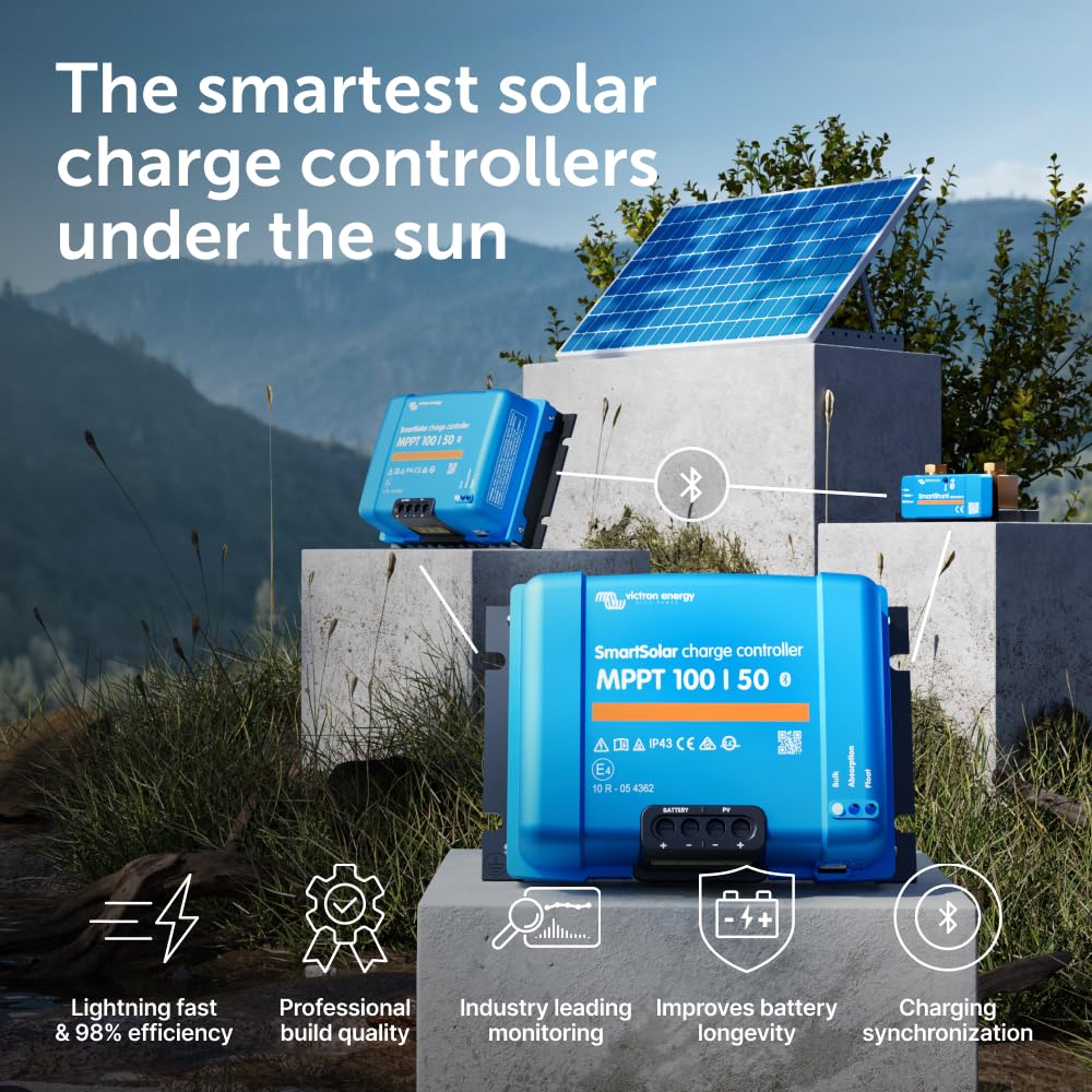 VICTRON ENERGY SmartSolar MPPT 100V 50A Solar Charge Controller