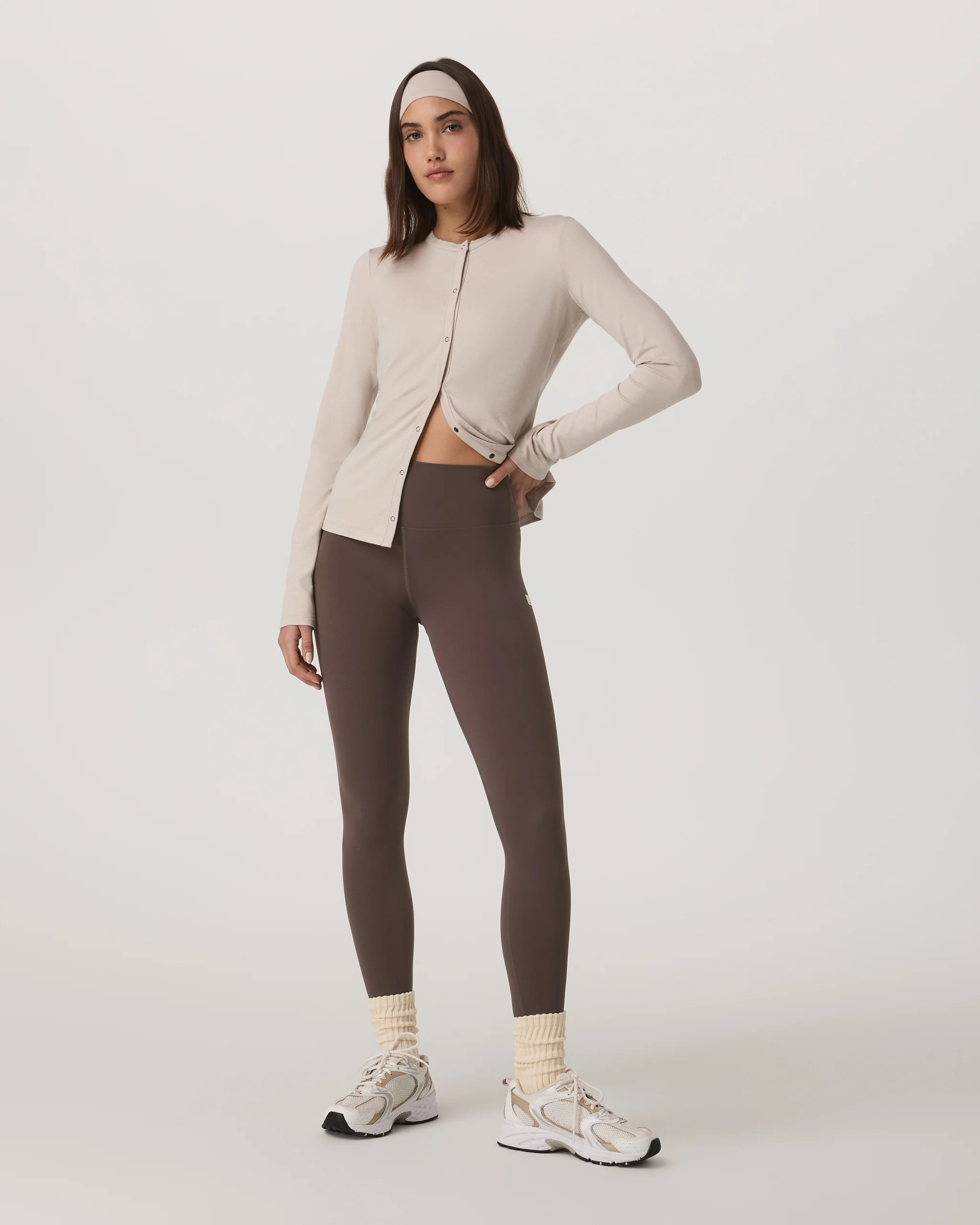Long Sleeve Halo Snap Cardigan - Vuori Warehouse Sale​