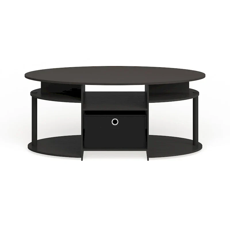 Astor Oval Coffee Table in Walnut by Porch & Den