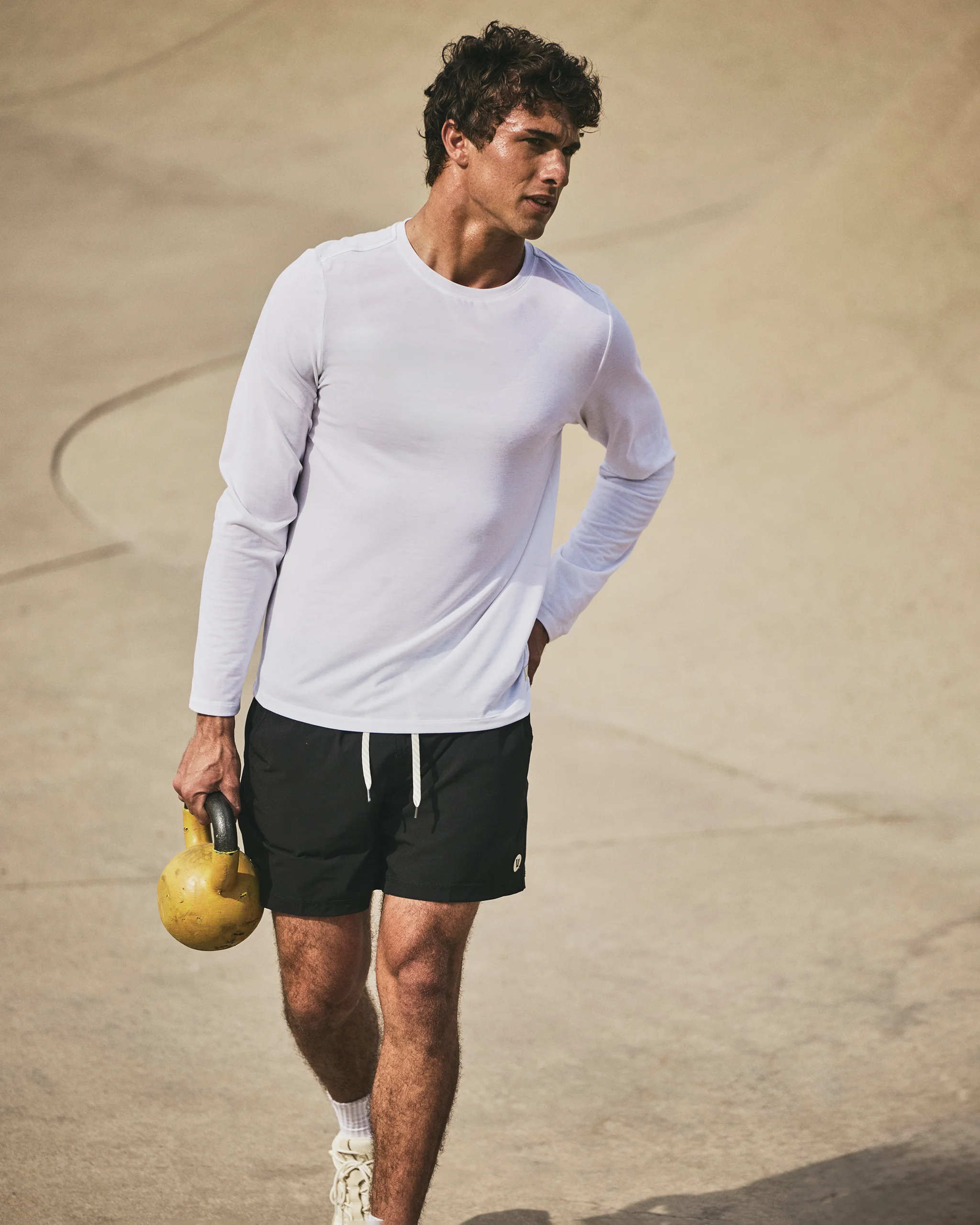 Long Sleeve Current Tech Tee - Vuori Warehouse Sale​