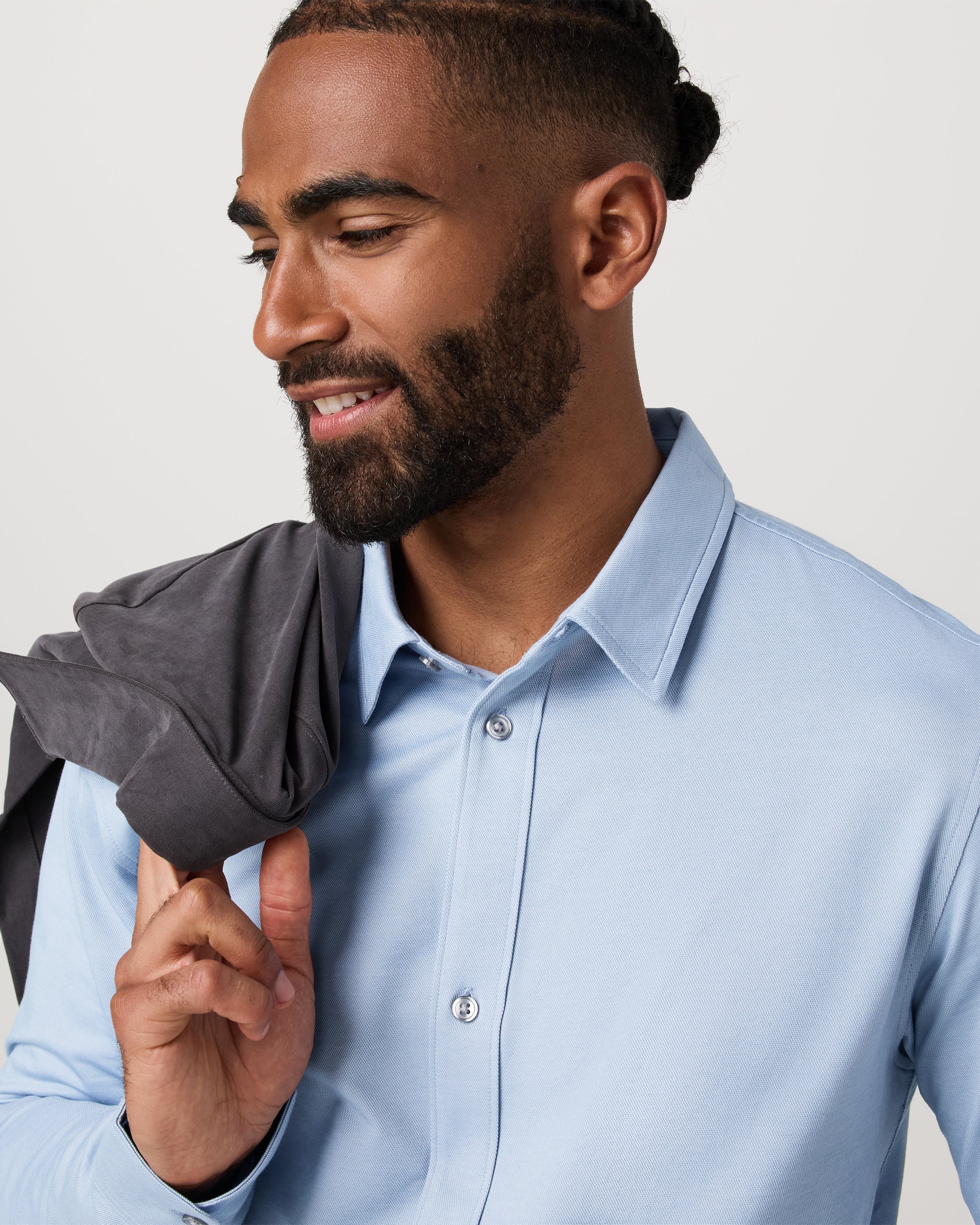 Long Sleeve Knit Oxford Button Down - Classic Fit - Vuori Warehouse Sale​