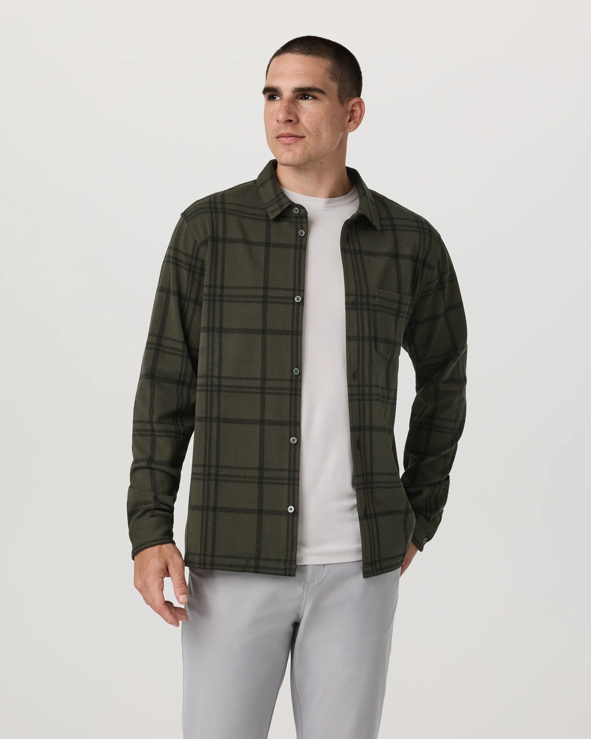Seaview Plaid Button Down Shirt - Vuori Warehouse Sale​