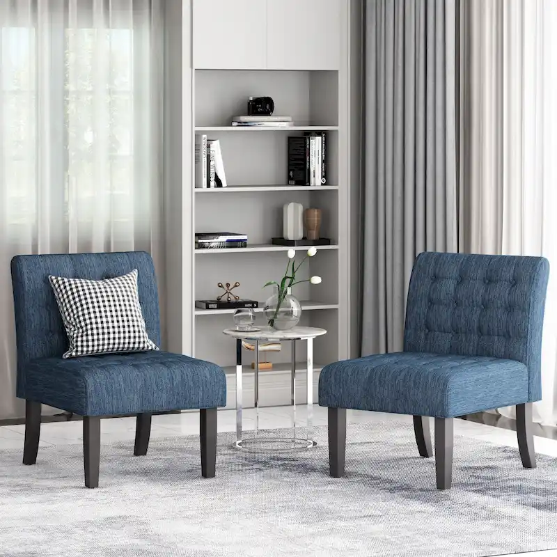 Christopher Knight Home Lewis Tufted Fabric Accent Chair