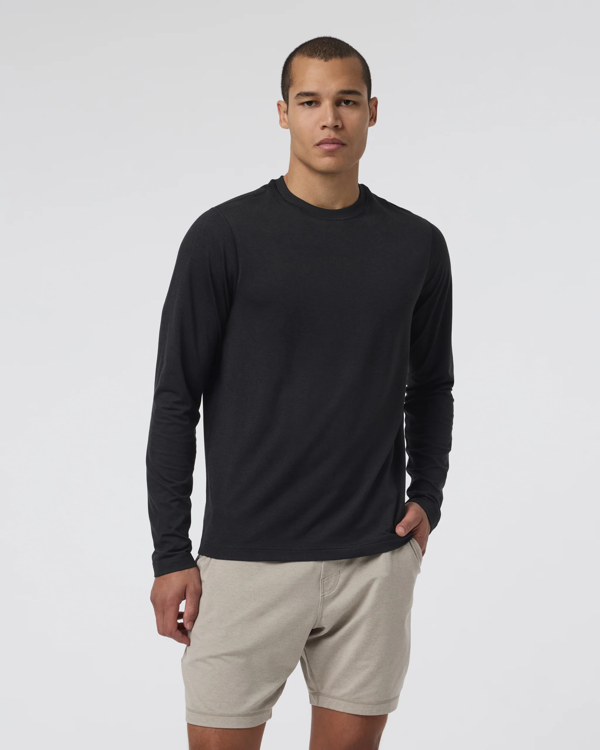 Long Sleeve Ponto Performance Tee - Vuori Warehouse Sale​