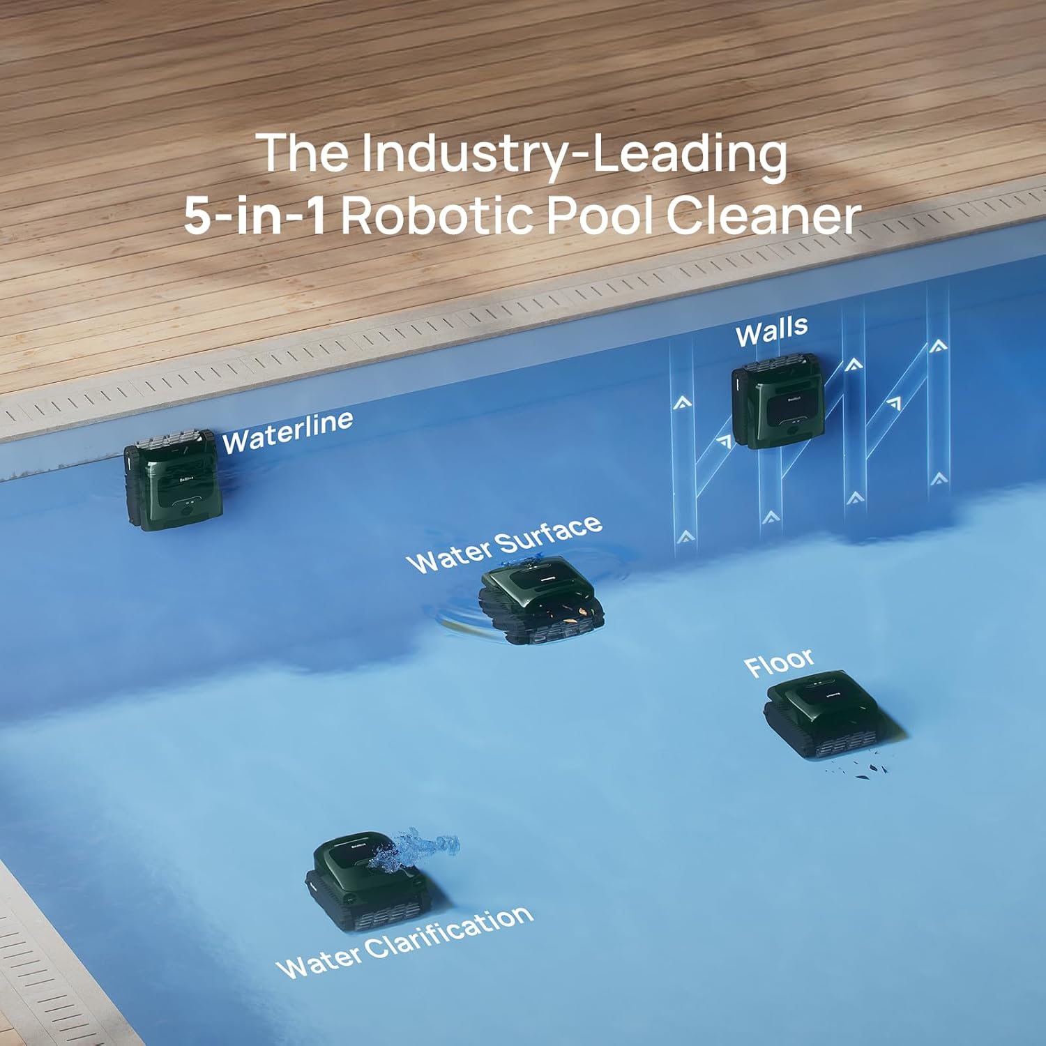 BEATBOT Aquasense 2 Pro Cordless Robotic Pool Cleaner